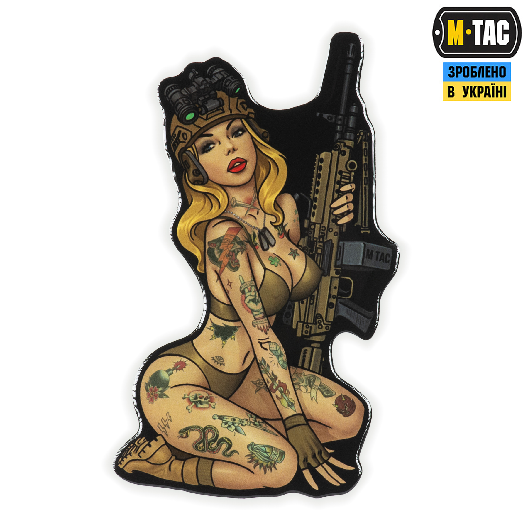 M-Tac наклейка обємна girl №5 Hooligan — 2