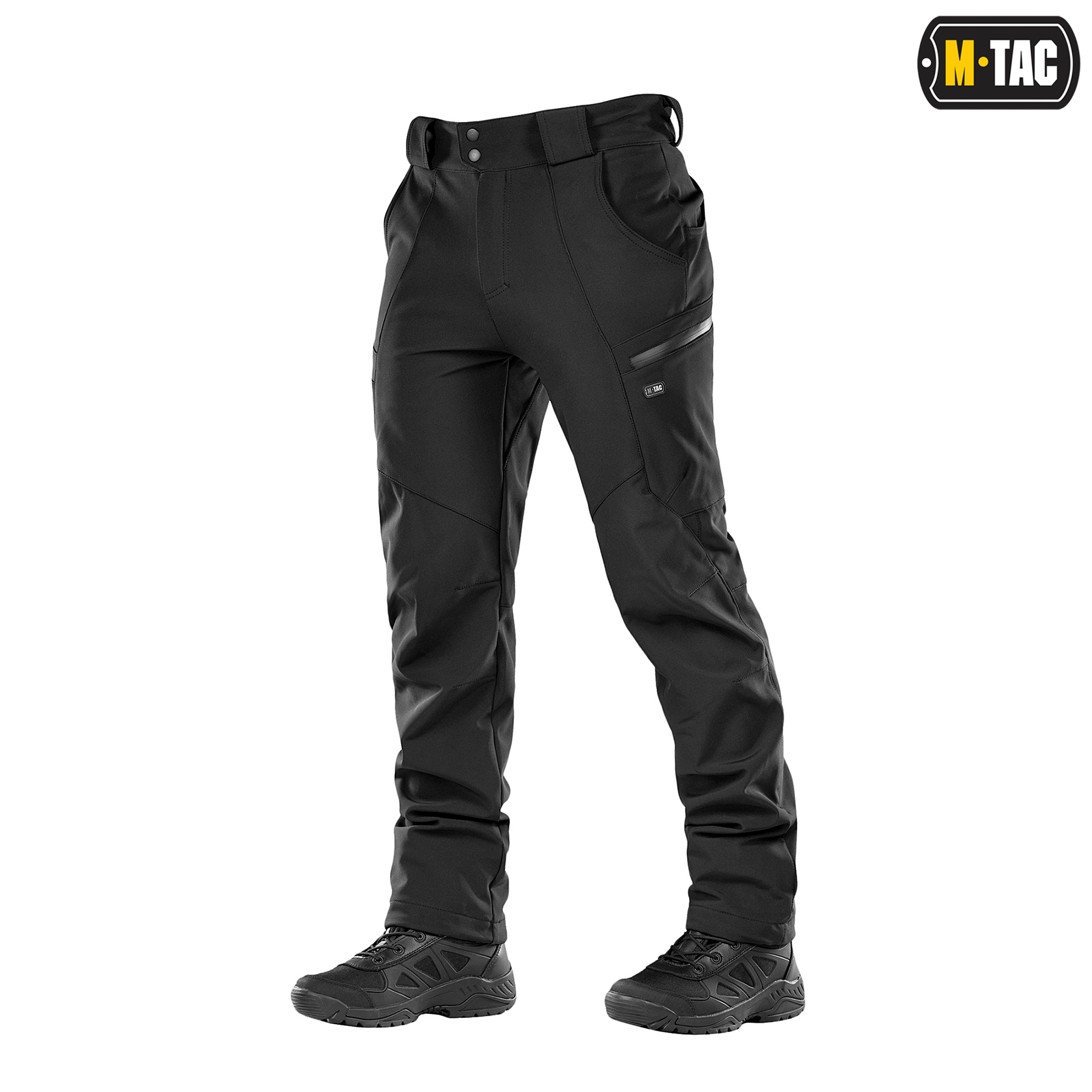M-Tac брюки Soft Shell Winter Black — 2
