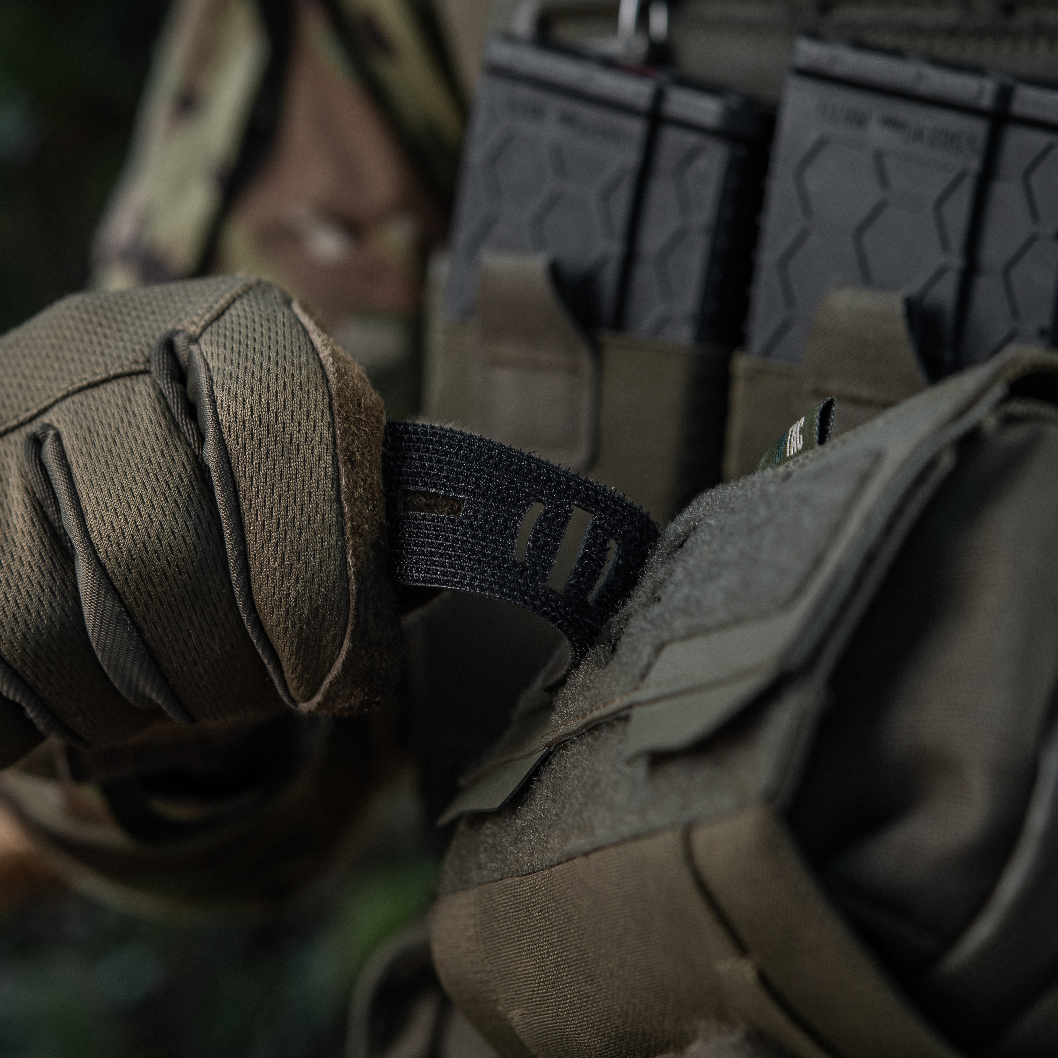 M-Tac нашивка группа крови O (I) - сквозная Laser Cut 25х80 Ranger Green — 4