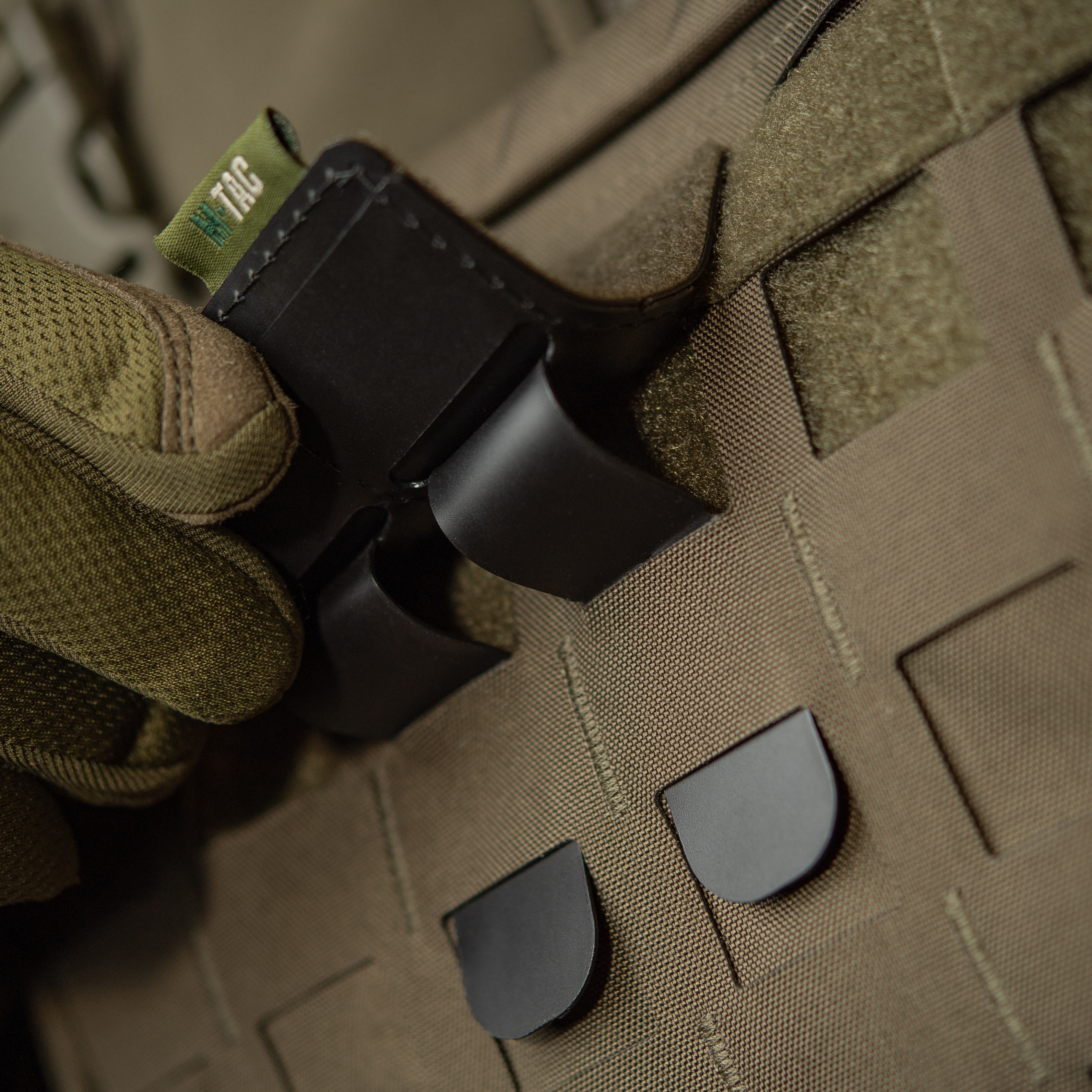 M-Tac панель для нашивок на MOLLE 80x85 Olive — 10