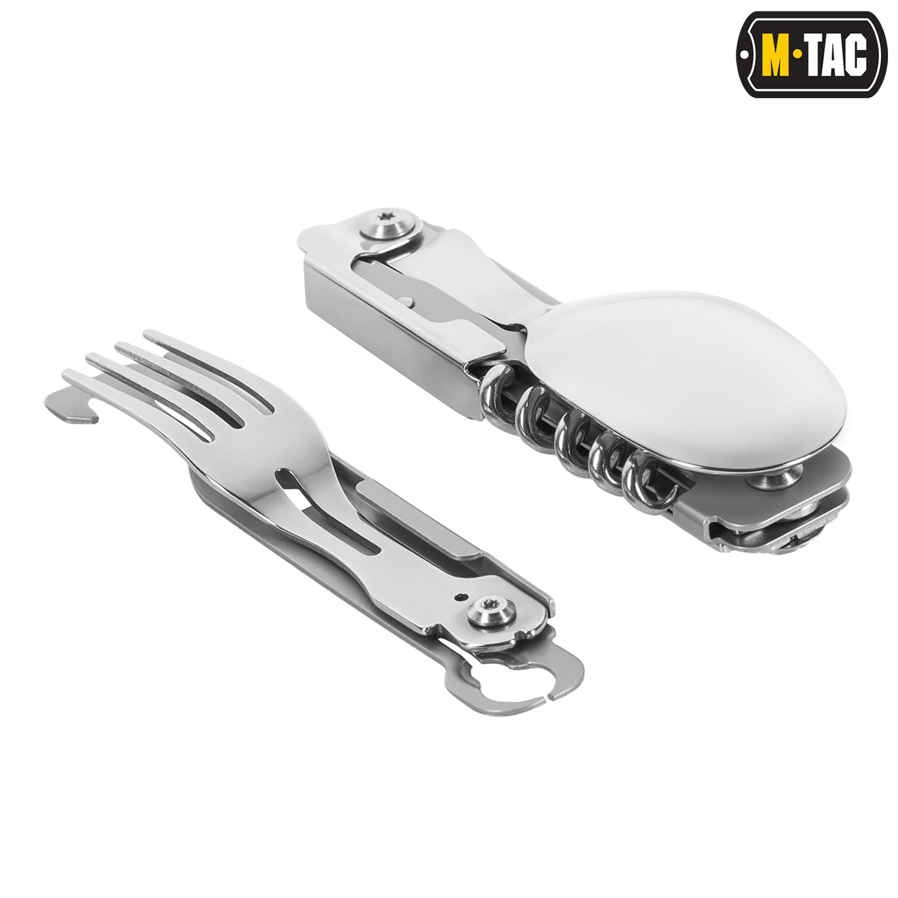 M-Tac столовый набор складной универсальный Steel — 3