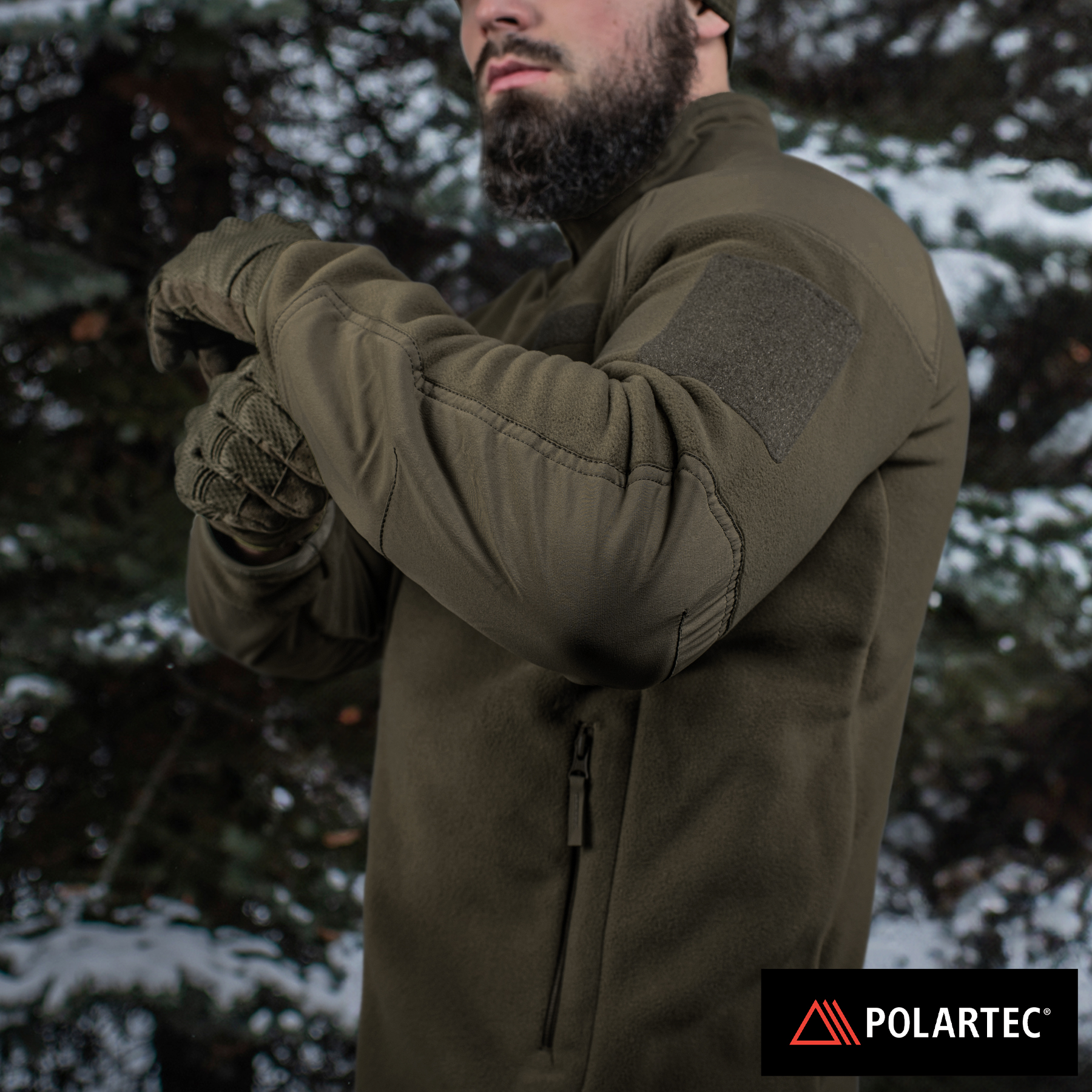 M-Tac куртка Combat Fleece Polartec Jacket Dark Olive — 15
