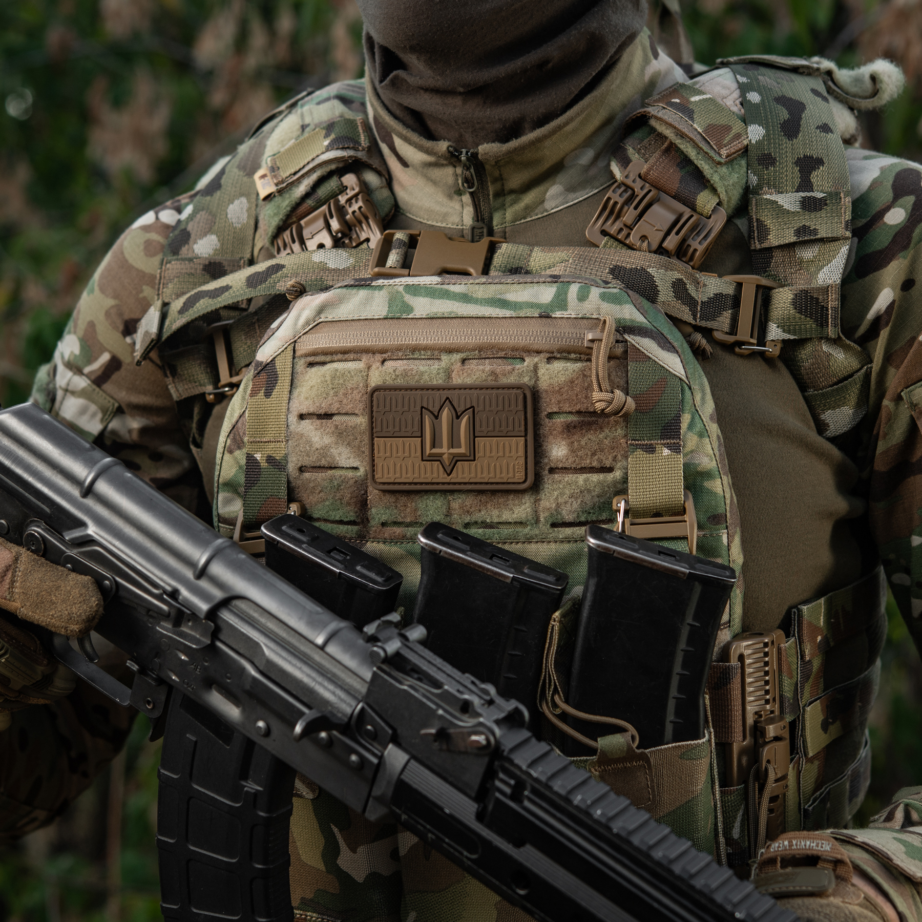 M-Tac нашивка прапор України з тризубом ЗСУ PVC Coyote — 4