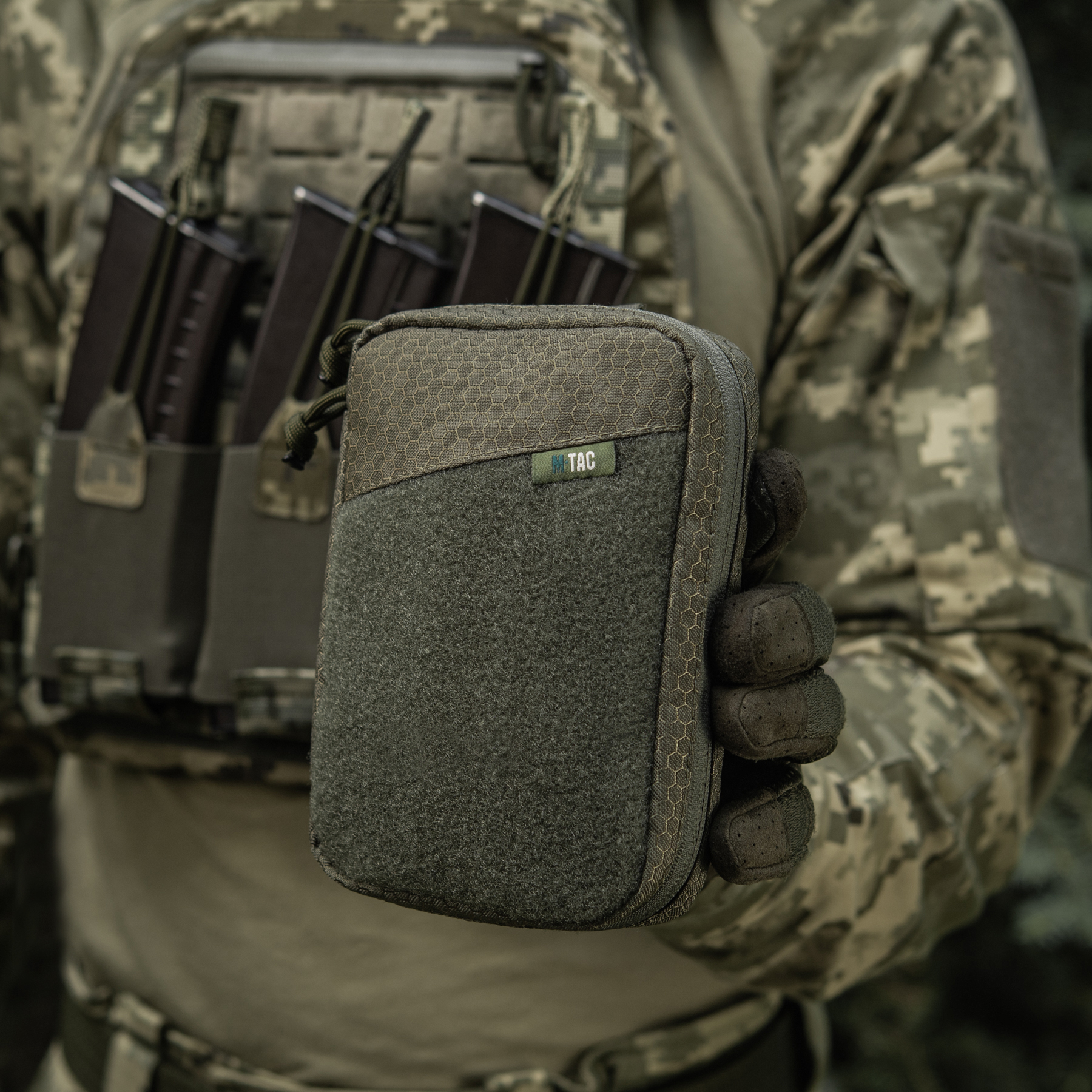 M-Tac EDC Pocket HEX Elite Ranger Green — 21