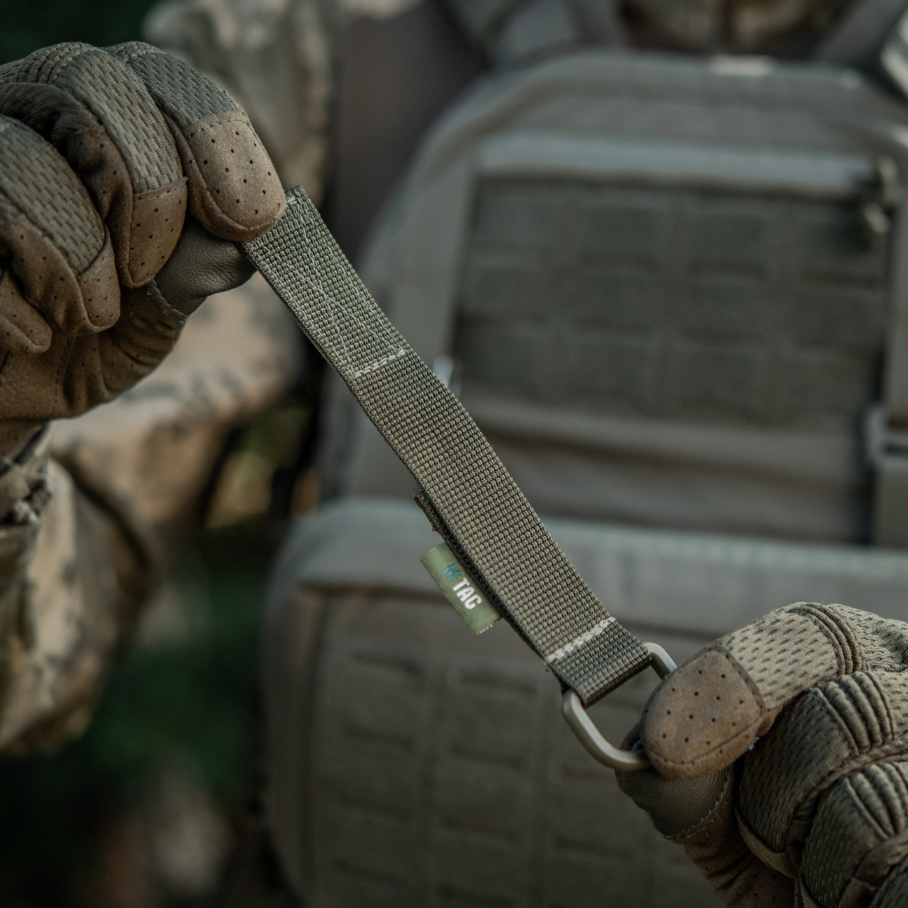 M-Tac крепление с D-кольцом Ranger Green — 16