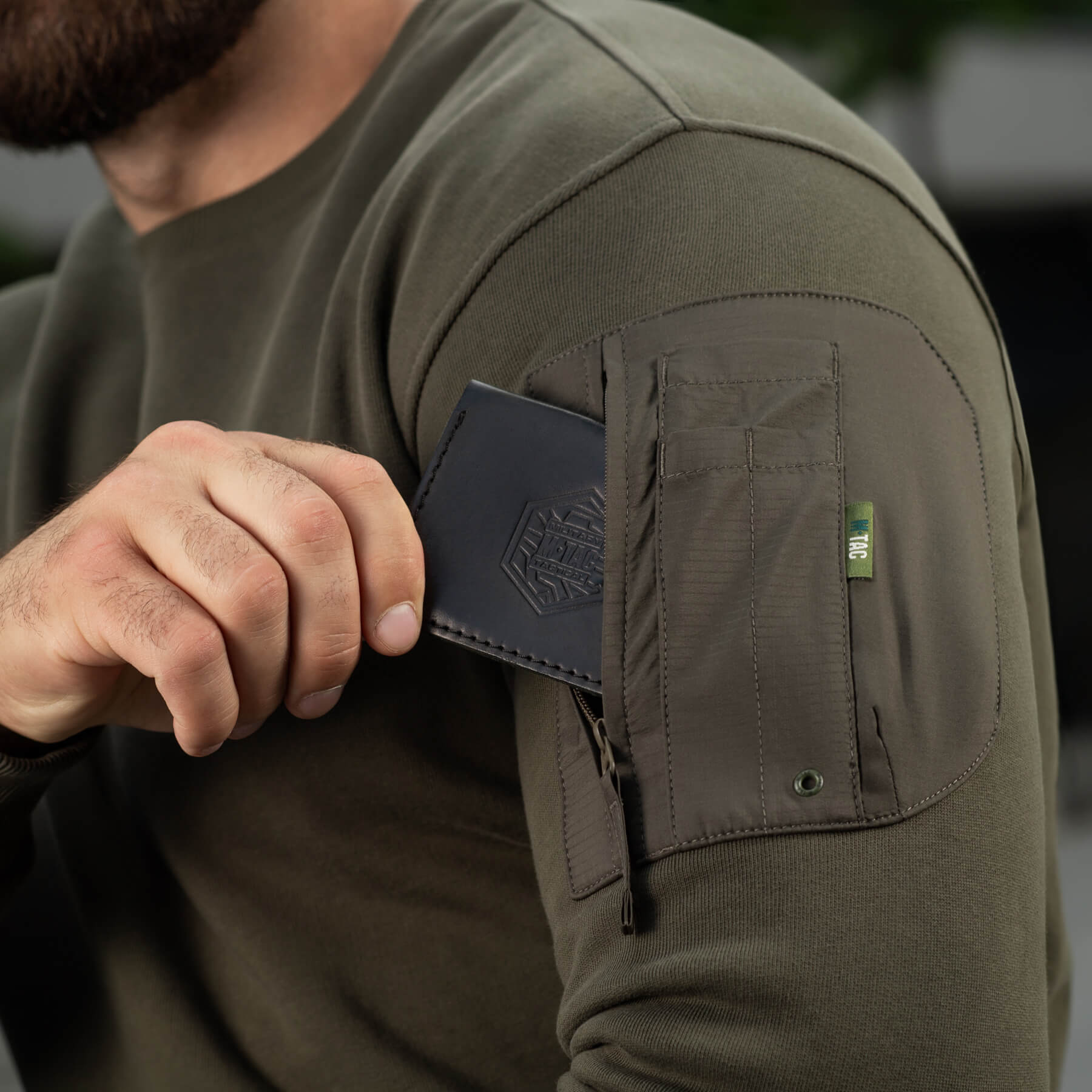 M-Tac свитшот Nylon Pocket Cotton Hard Ranger Green — 16