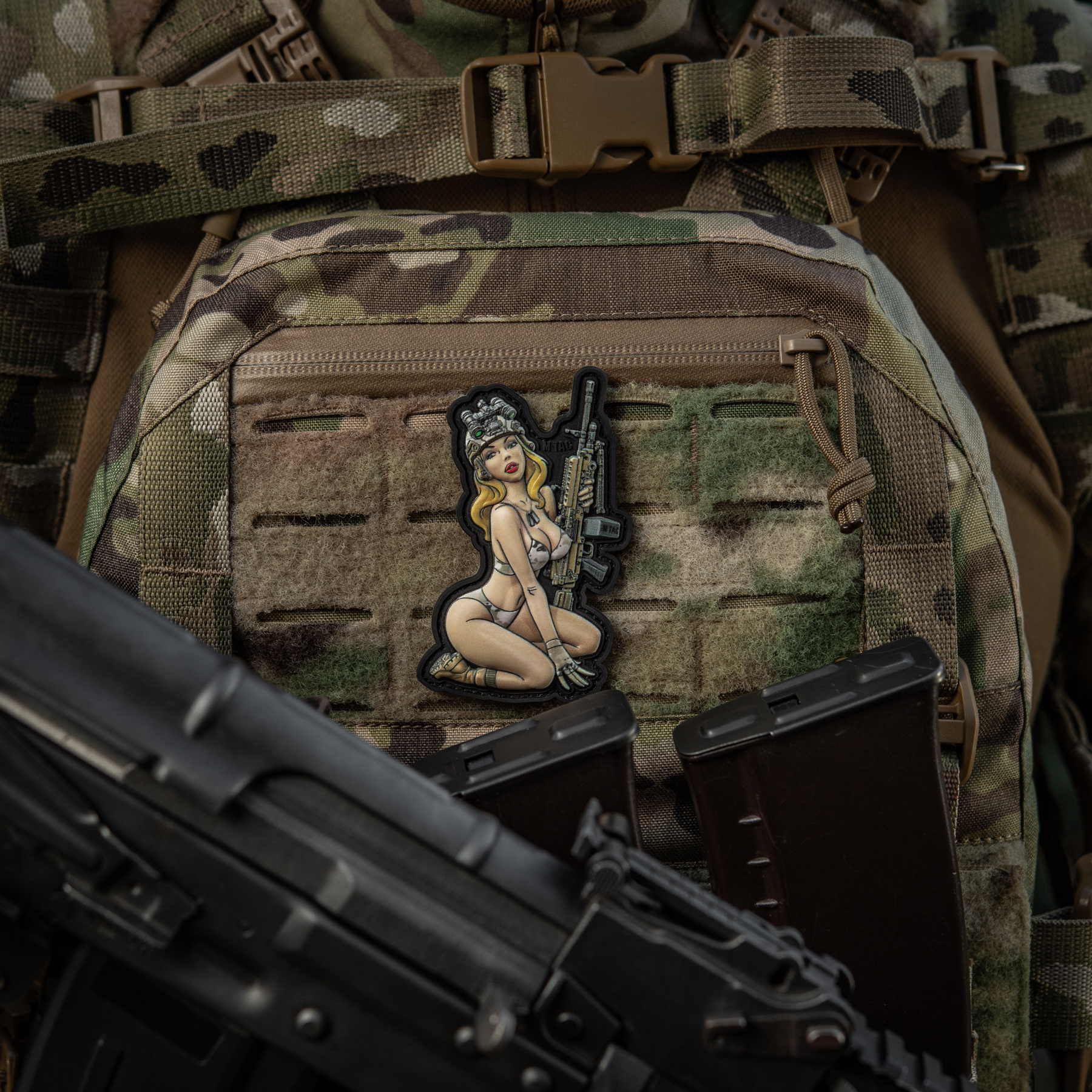 M-Tac нашивка girl №5 PVC MC — 4