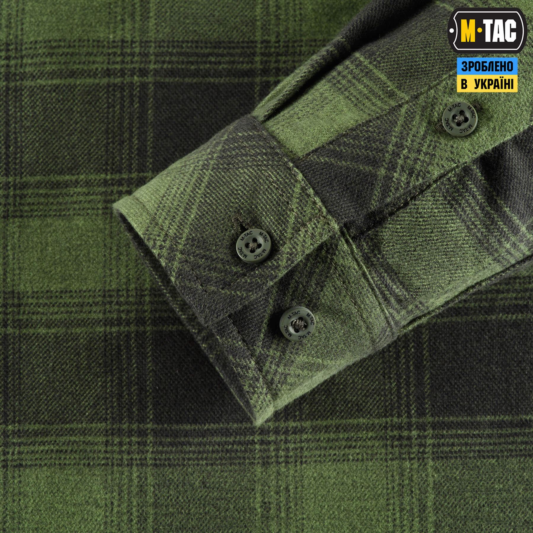 M-Tac рубашка Lumberjack Cotton Shirt Olive/Black — 9