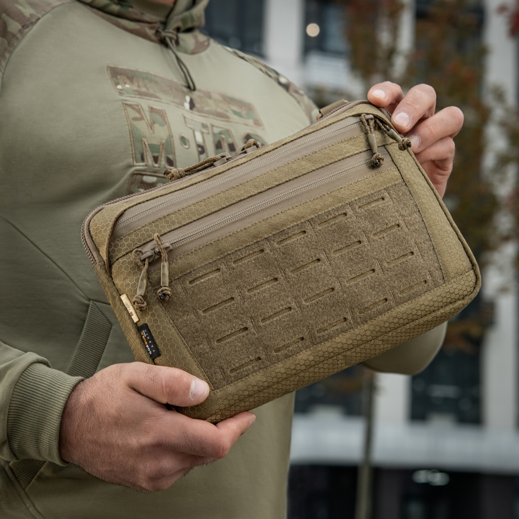 M-Tac сумка Admin Bag Medium Elite с липучкой Hex Coyote — 28