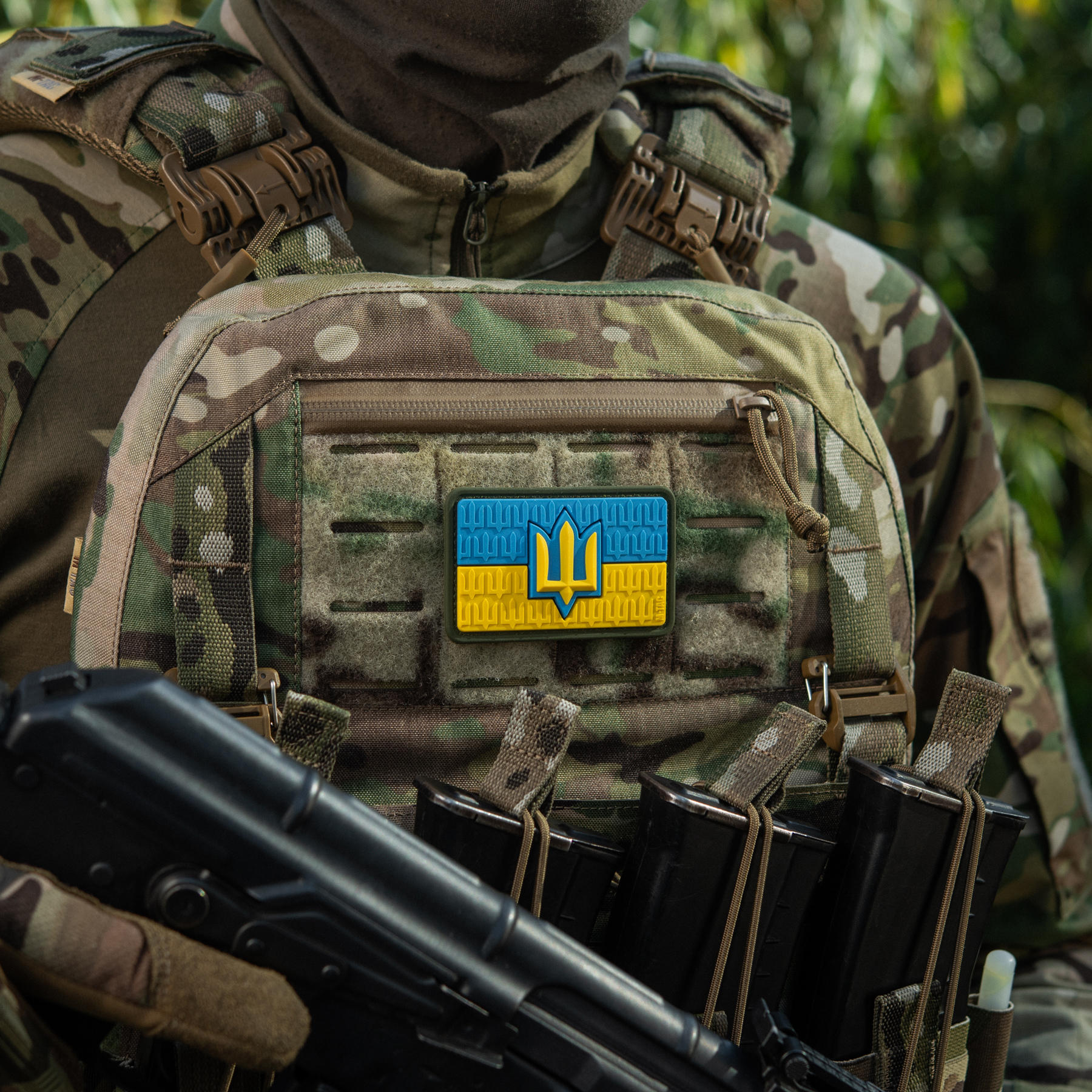 M-Tac нашивка прапор України з тризубом ЗСУ PVC full-color — 13
