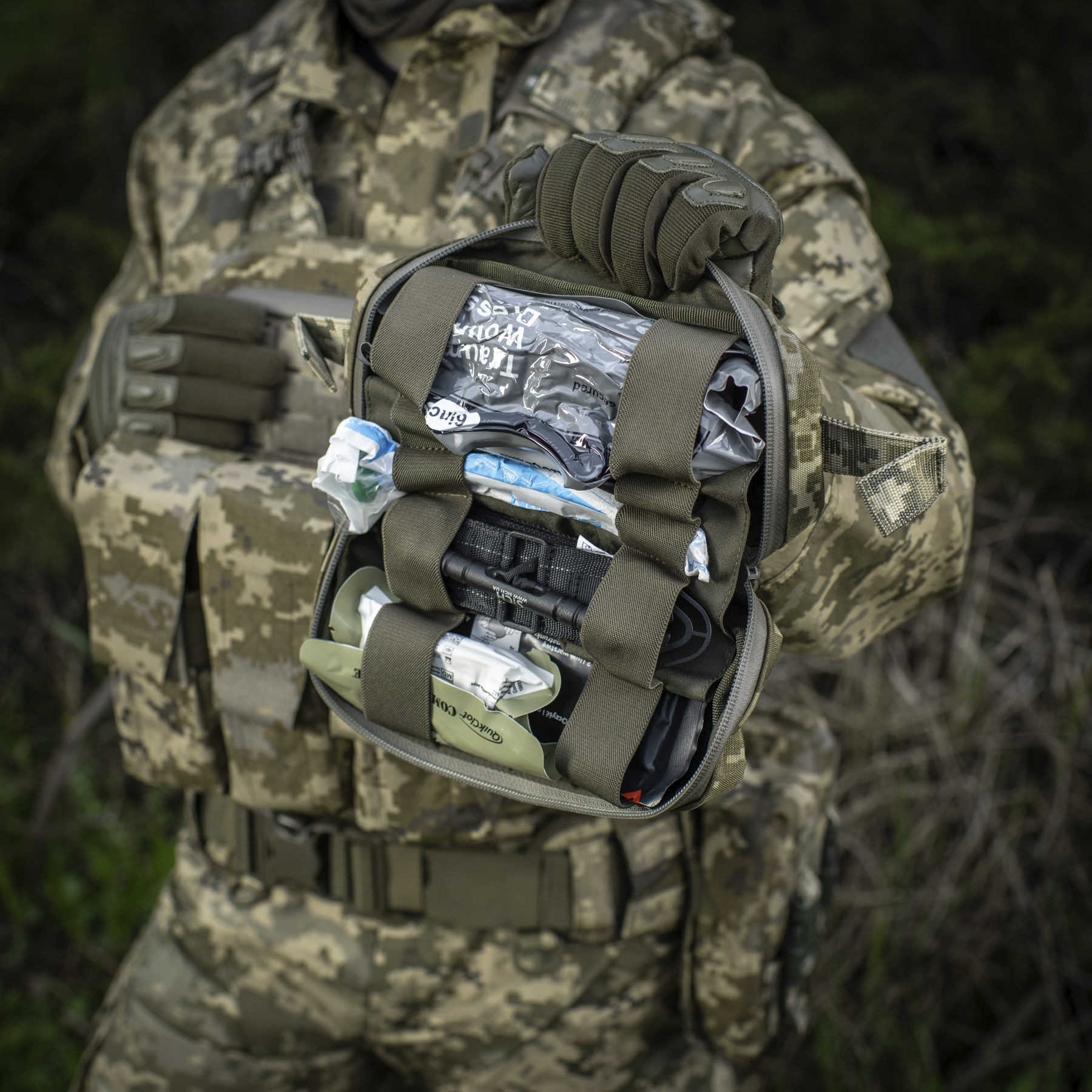 M-Tac подсумок медицинский горизонтальный ROLL Elite MM14 — 24