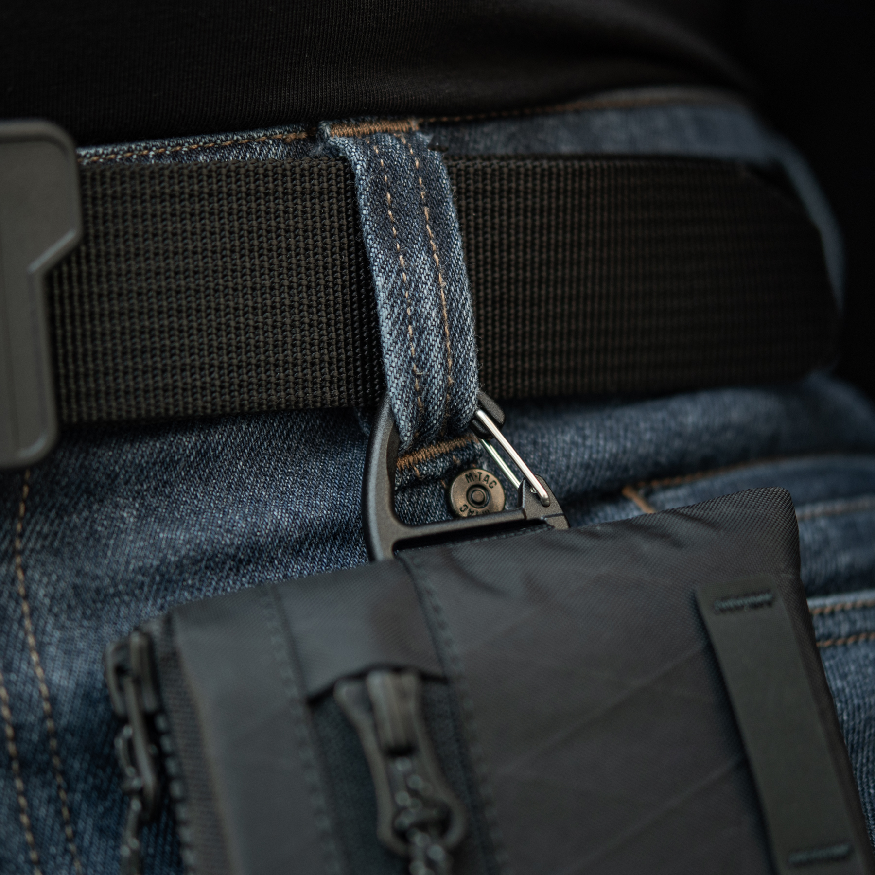 M-Tac кошелек горизонтальный с карабином X-Pac Elite Black — 17