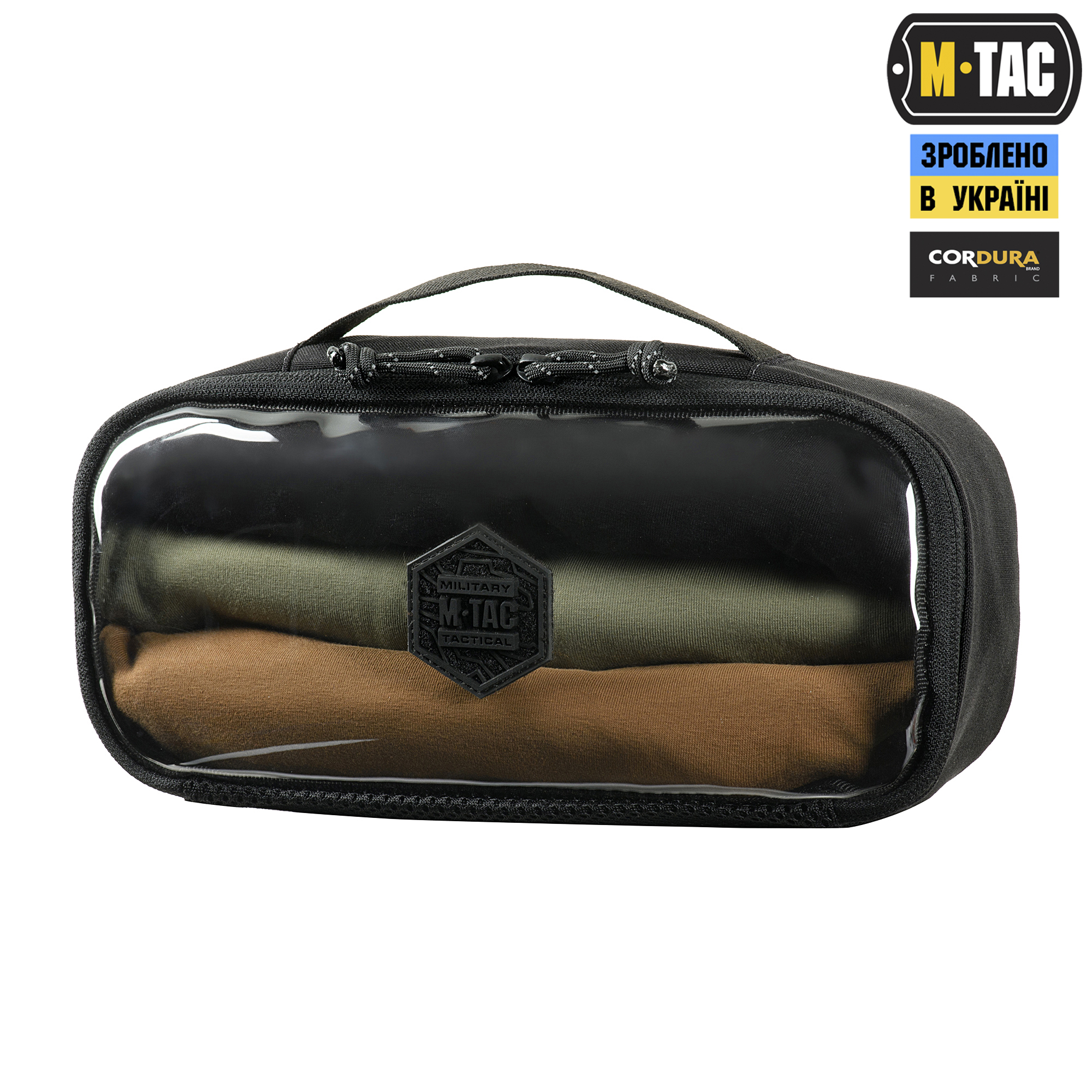 M-Tac органайзер утилитарный прозрачный Elite Medium Gen.II Black — 4