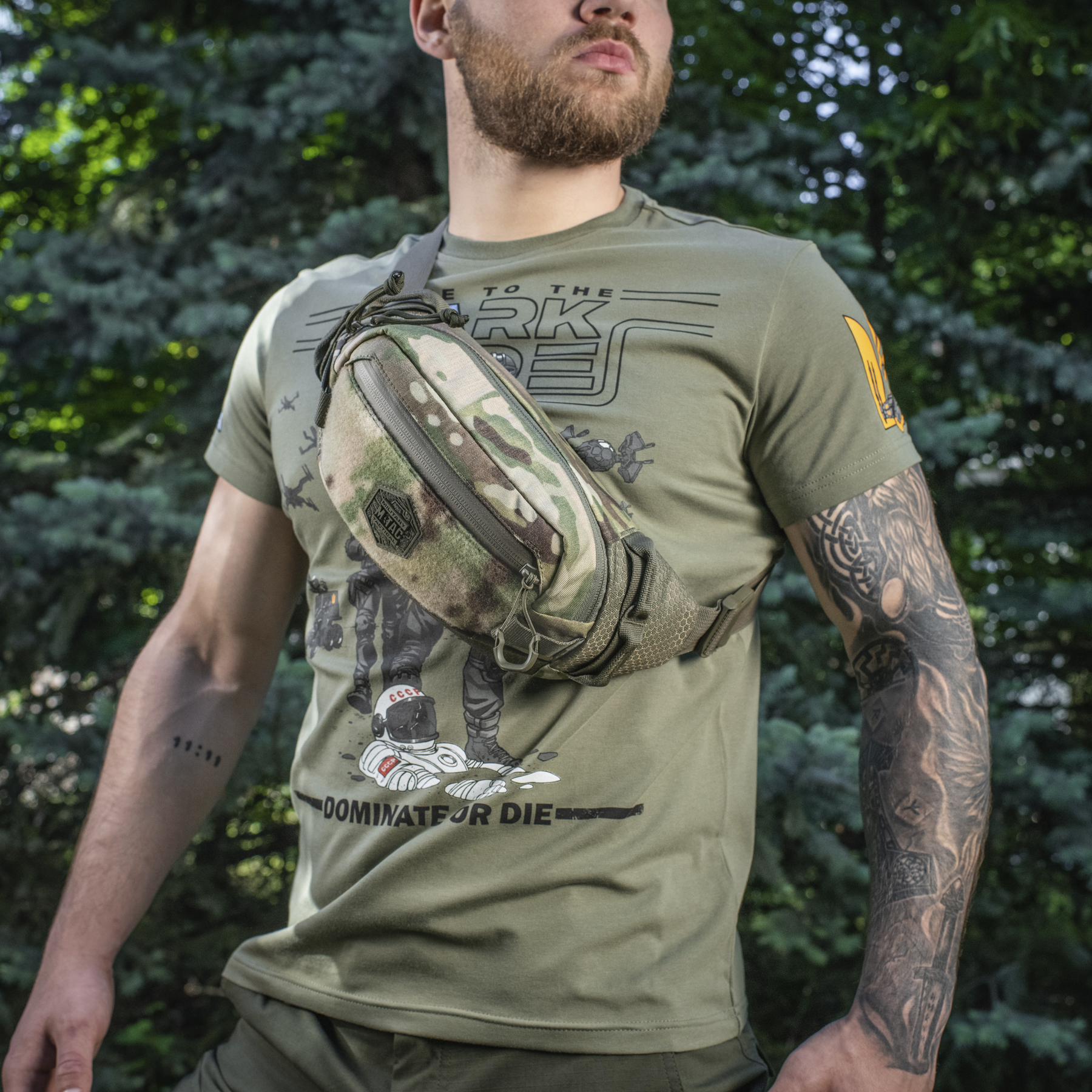 M-Tac сумка Waist Bag Elite Hex Multicam/Ranger Green — 8