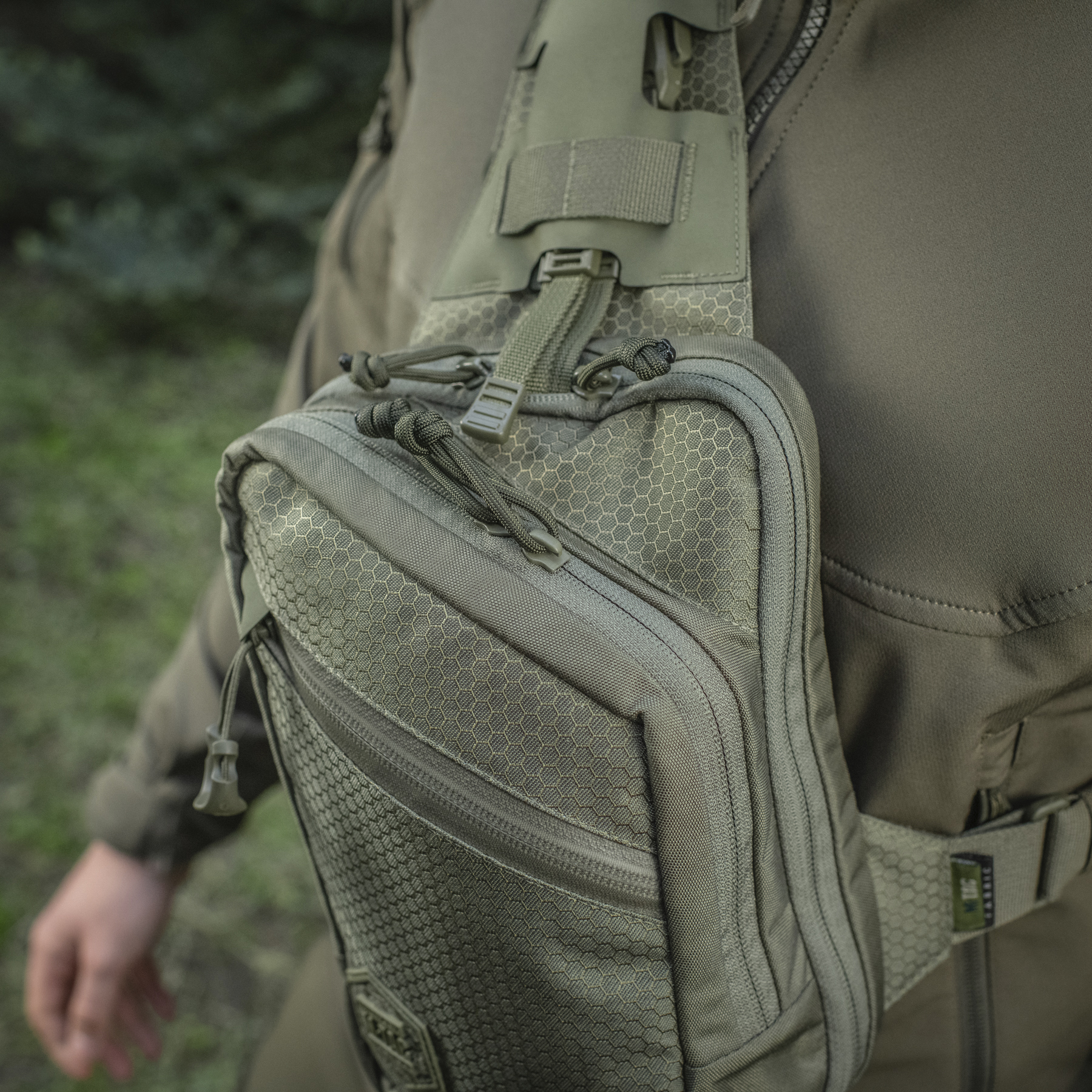 M-Tac сумка Sling Pistol Bag Elite Hex Ranger Green — 14