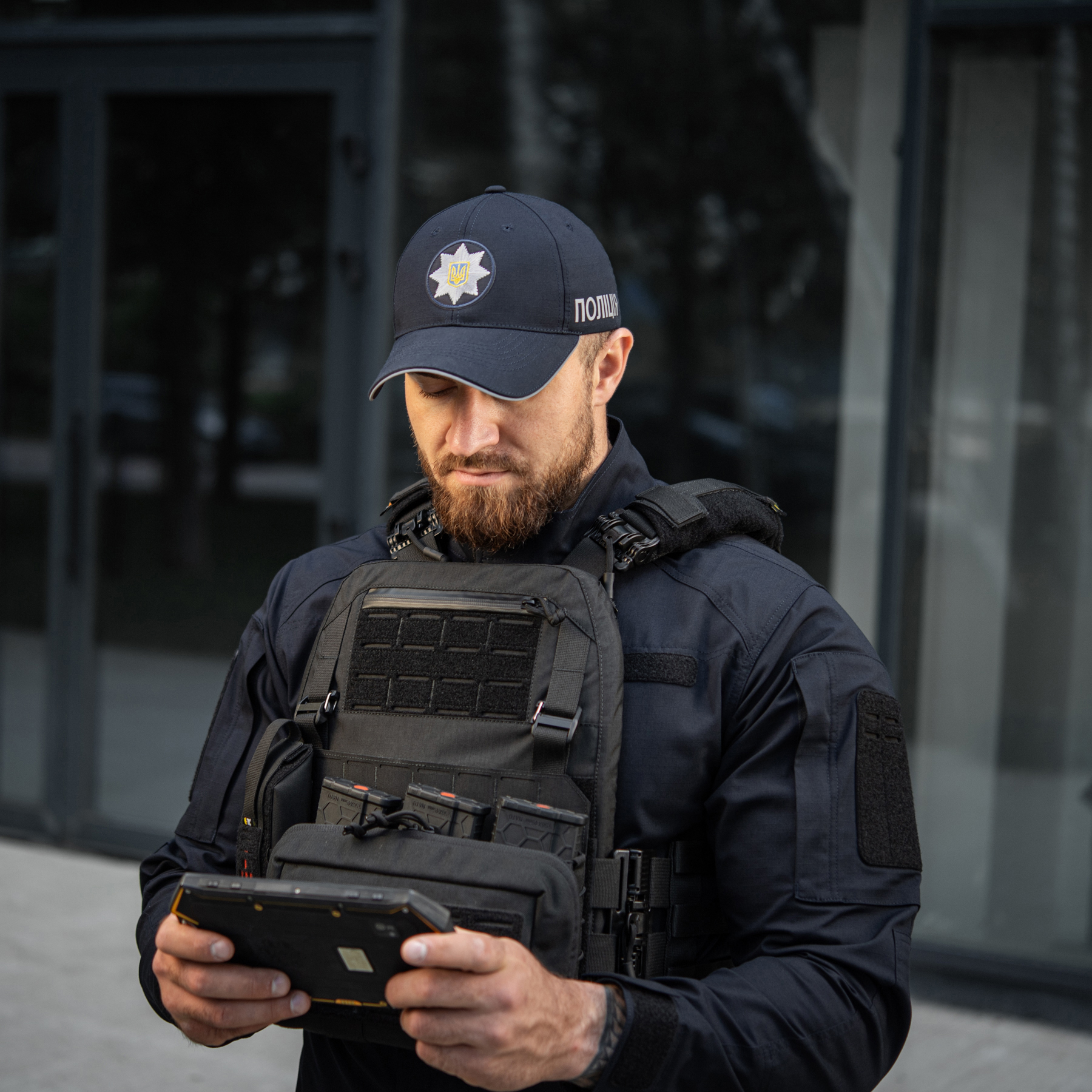 M-Tac бейсболка Полиция Elite Flex рип-стоп Dark Navy Blue — 12