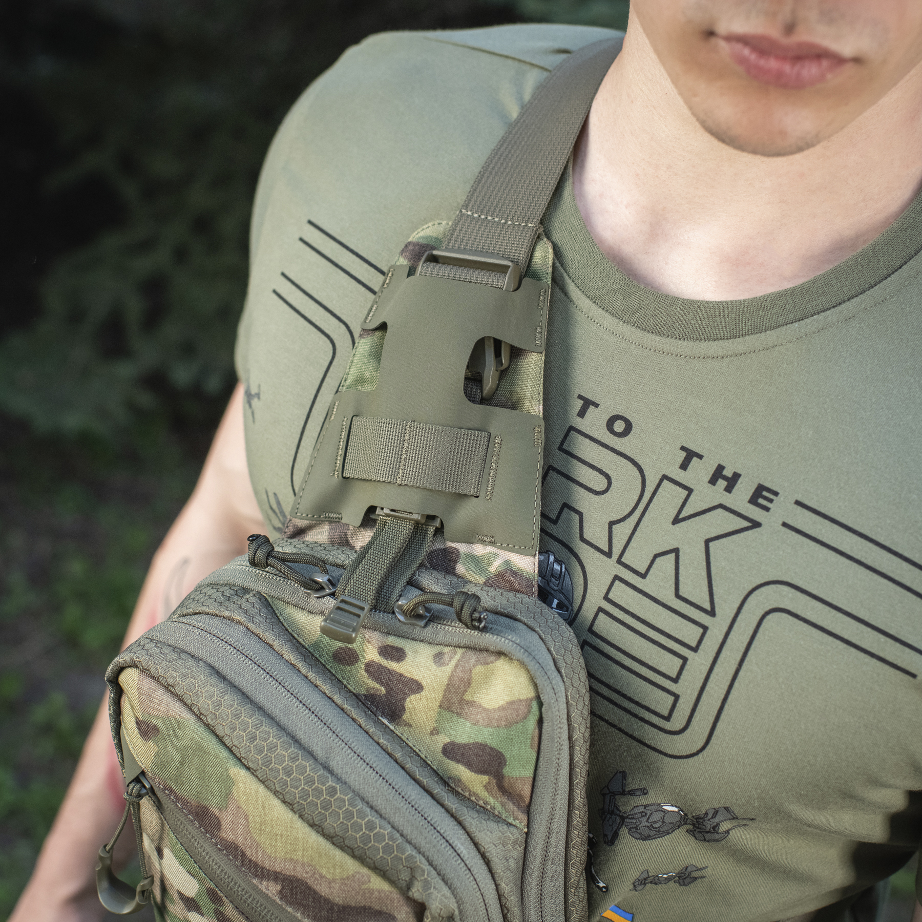 M-Tac сумка Sling Pistol Bag Elite Hex Multicam/Ranger Green — 12