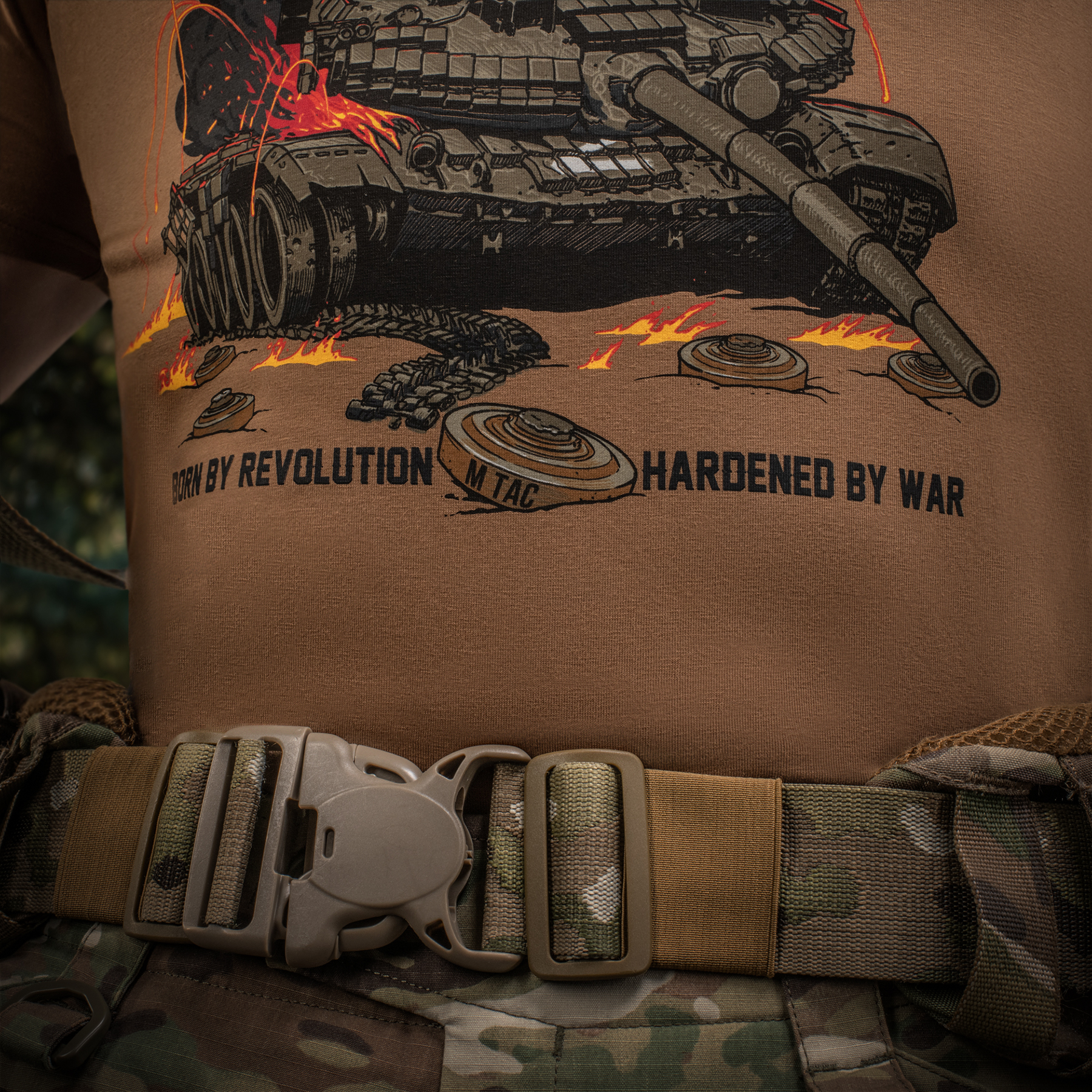 M-Tac футболка Яке їхало, таке здибало Coyote Brown — 19
