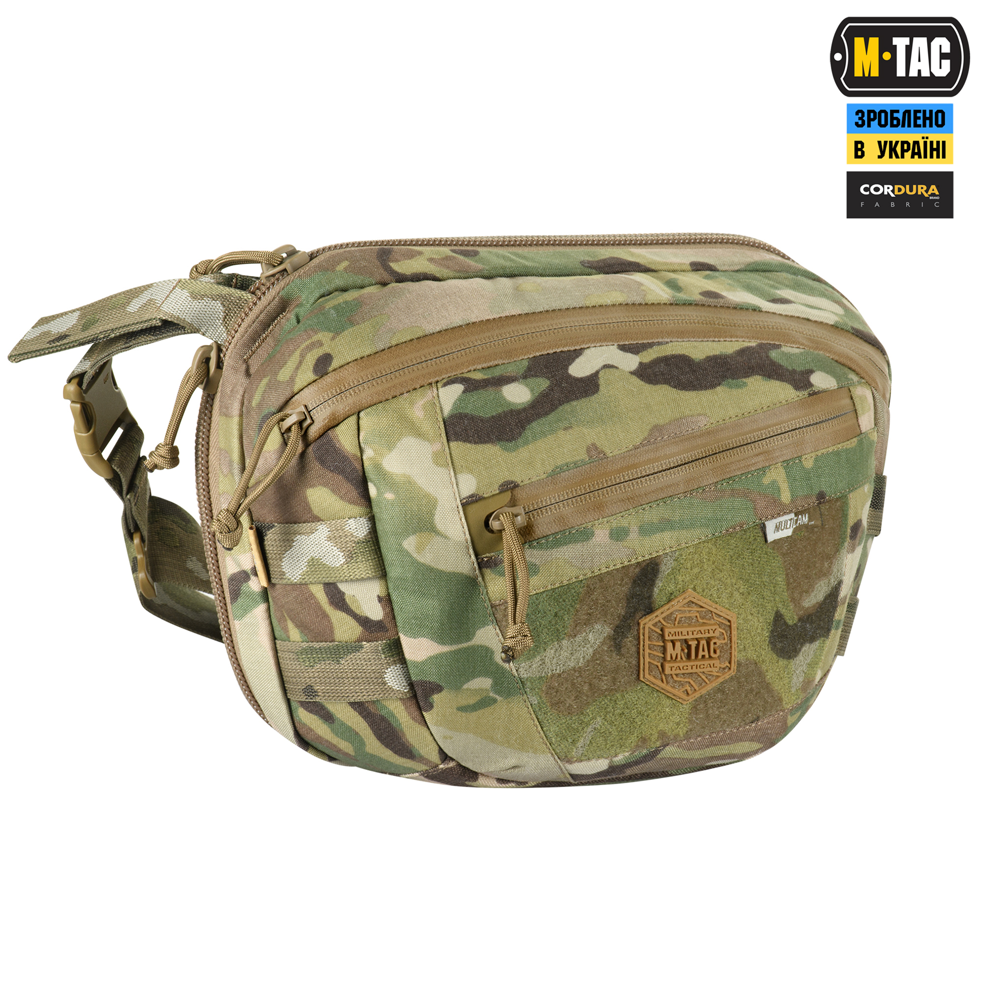 M-Tac сумка Sphaera Hardsling Bag Large с липучкой Elite Multicam — 4