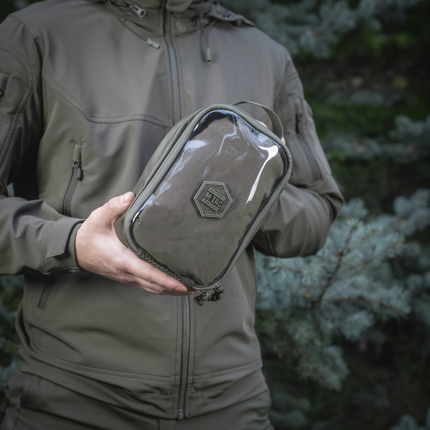 M-Tac органайзер утилитарный прозрачный Elite Small Gen.II Ranger Green — 10