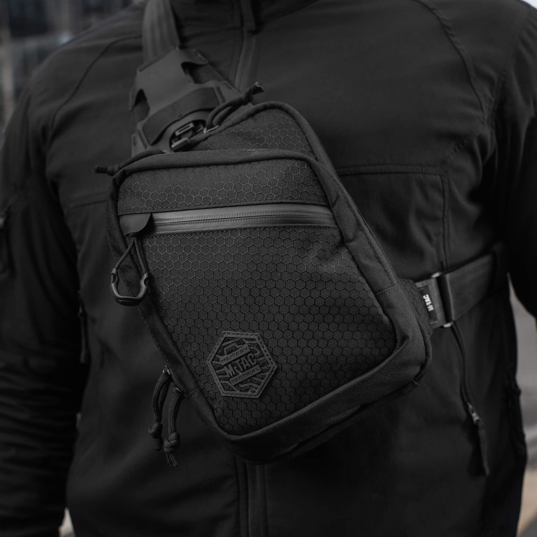 M-Tac сумка Sling Pistol Bag Hex Black — 11