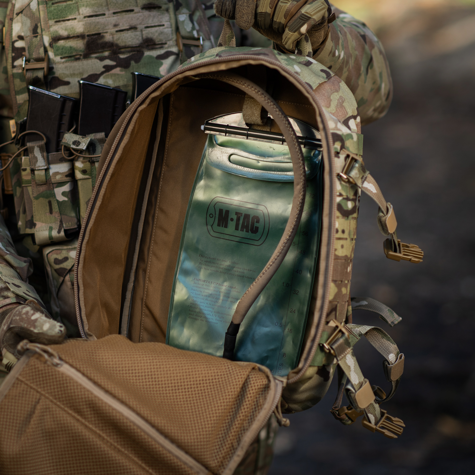 M-Tac рюкзак Sturm с эргономичными лямками X-Large Elite Gen.II Multicam — 42