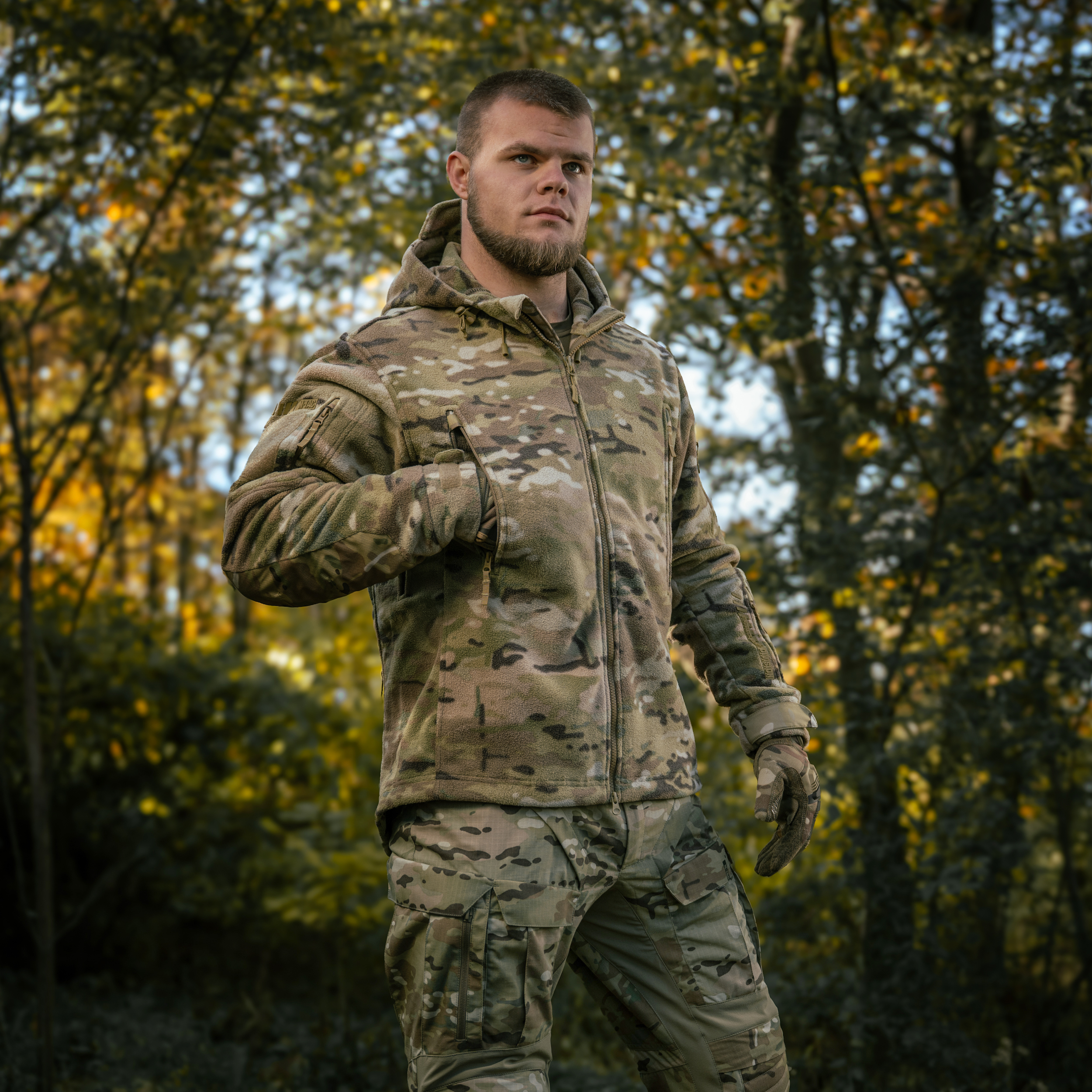 M-Tac куртка флисовая Windblock Division Gen.II MC — 20