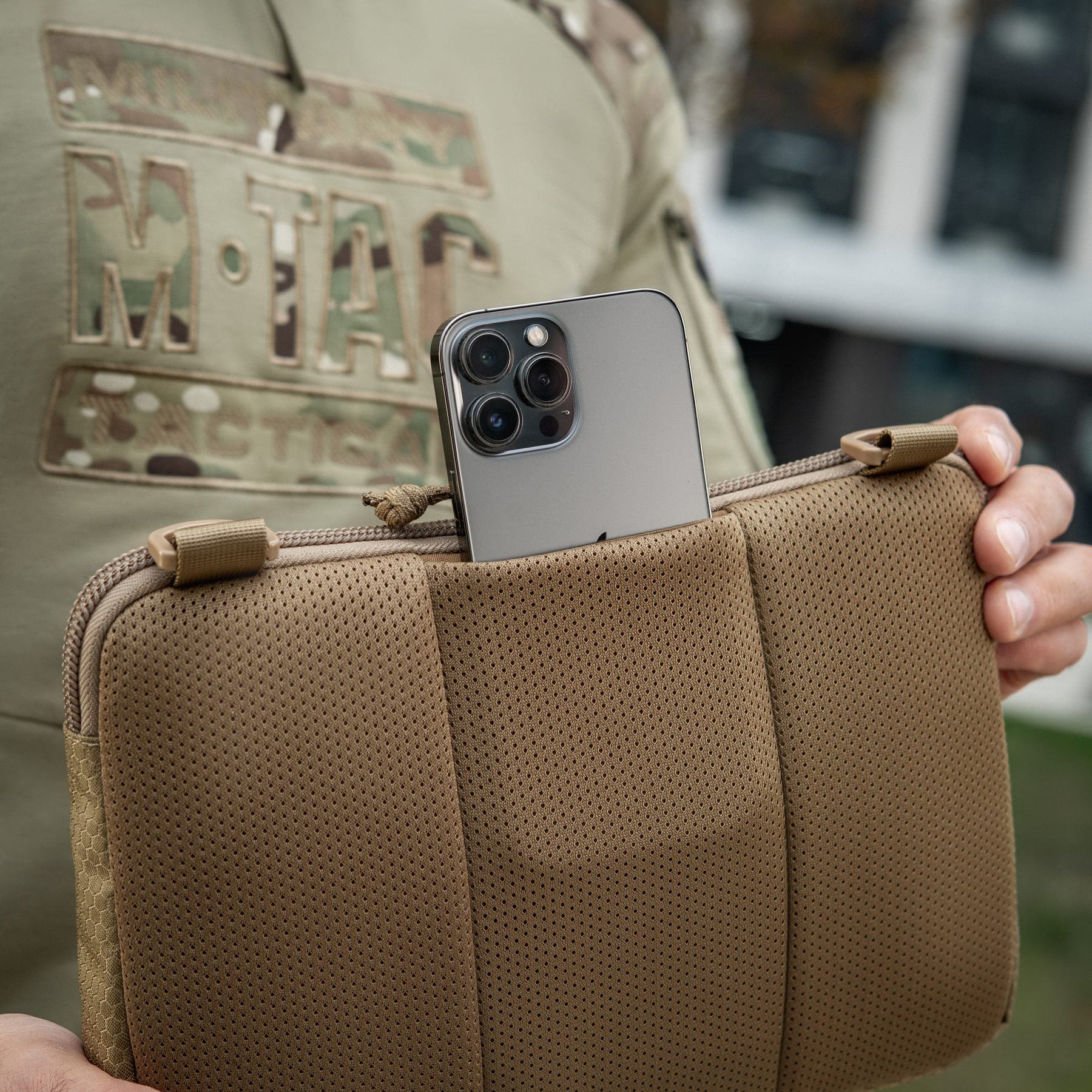 M-Tac сумка Admin Bag Medium Elite с липучкой Hex Coyote — 30
