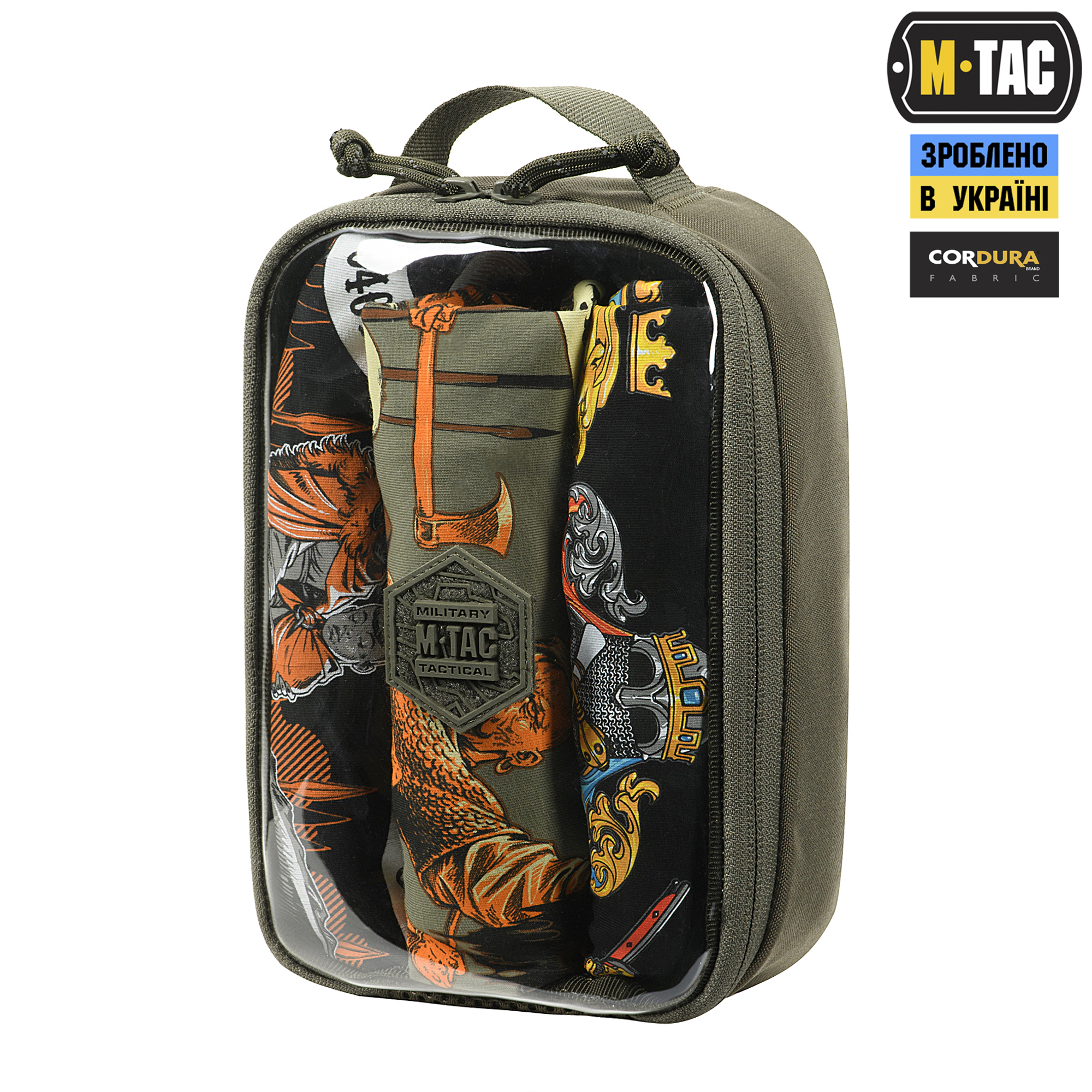 M-Tac органайзер утилитарный прозрачный Elite Small Gen.II Ranger Green — 5