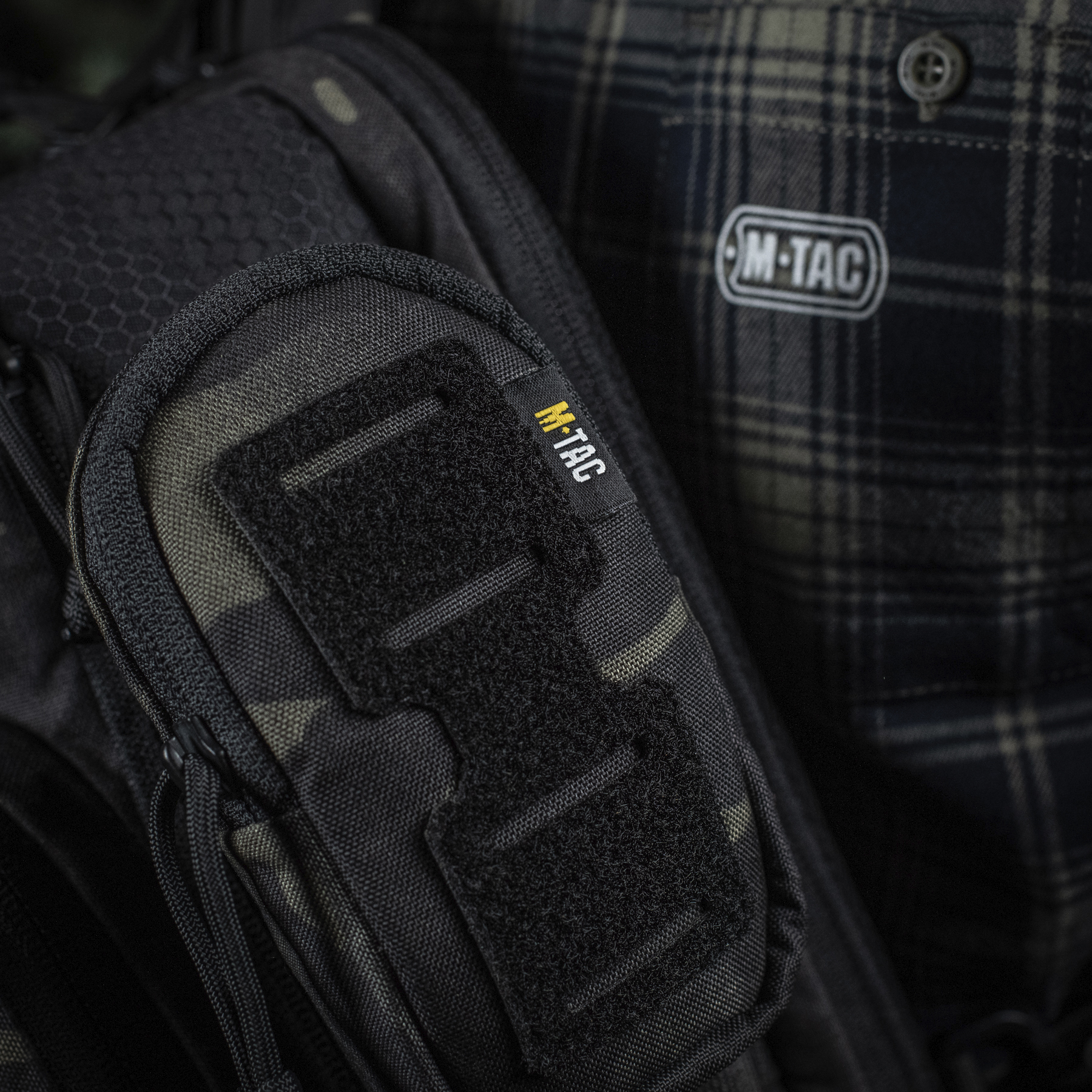 M-Tac подсумок утилитарный плечевой Elite Gen.II Multicam Black — 12