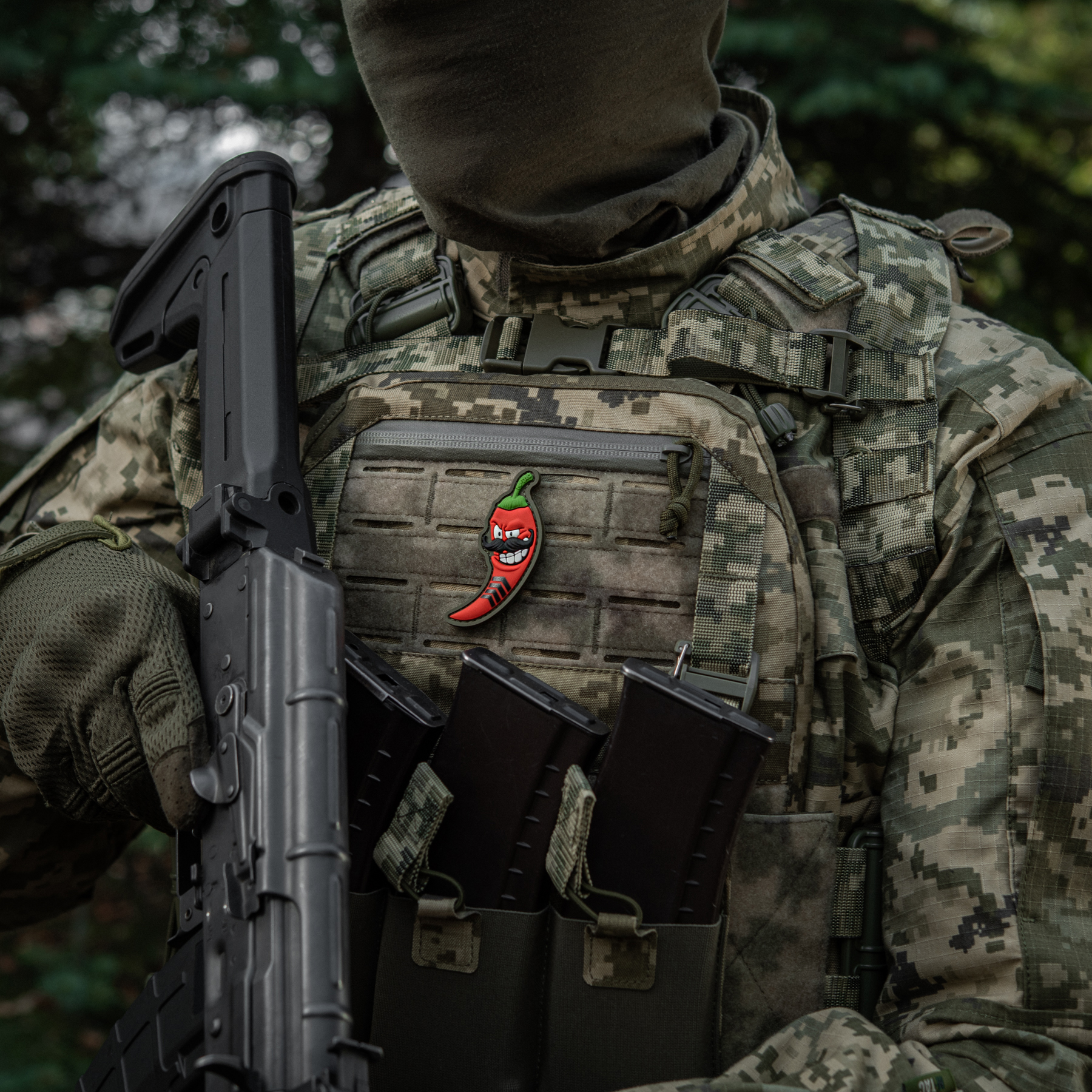 M-Tac нашивка Перчик 3D старший сержант (PVC) — 3