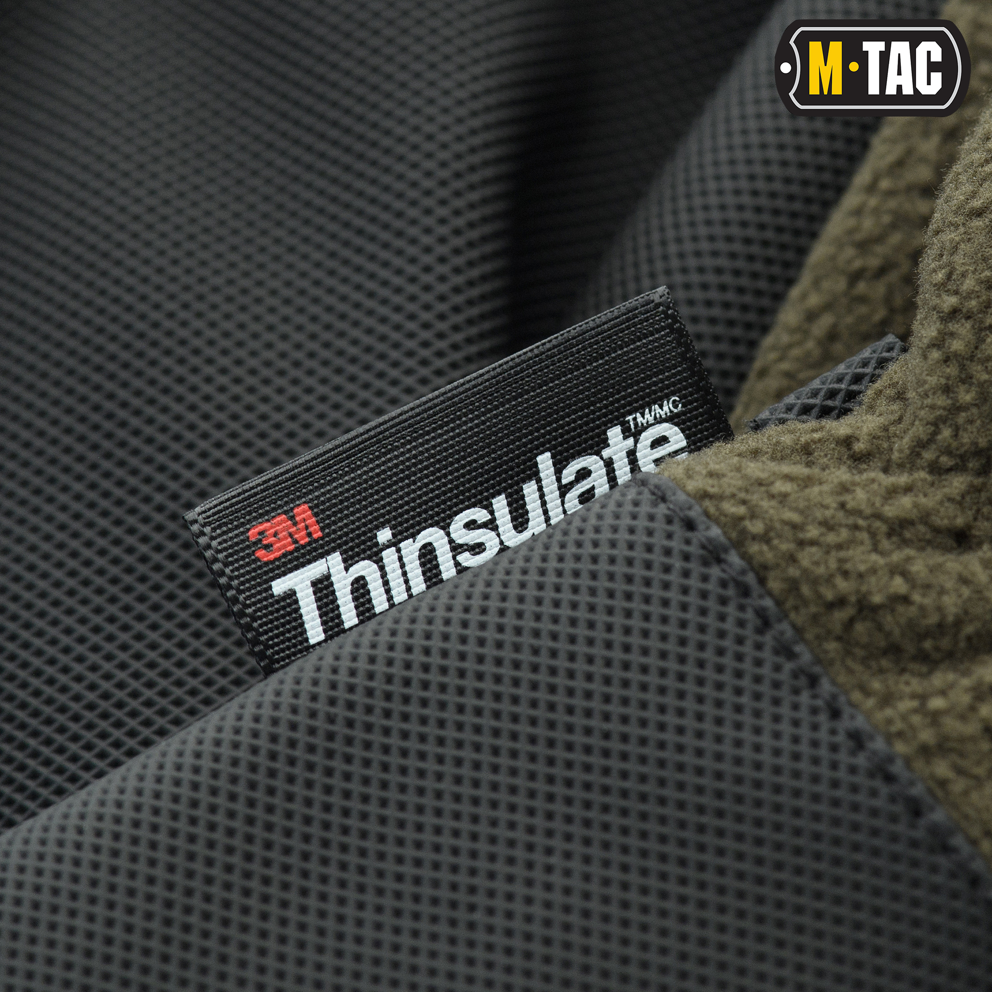 M-Tac перчатки Fleece Thinsulate Olive — 8