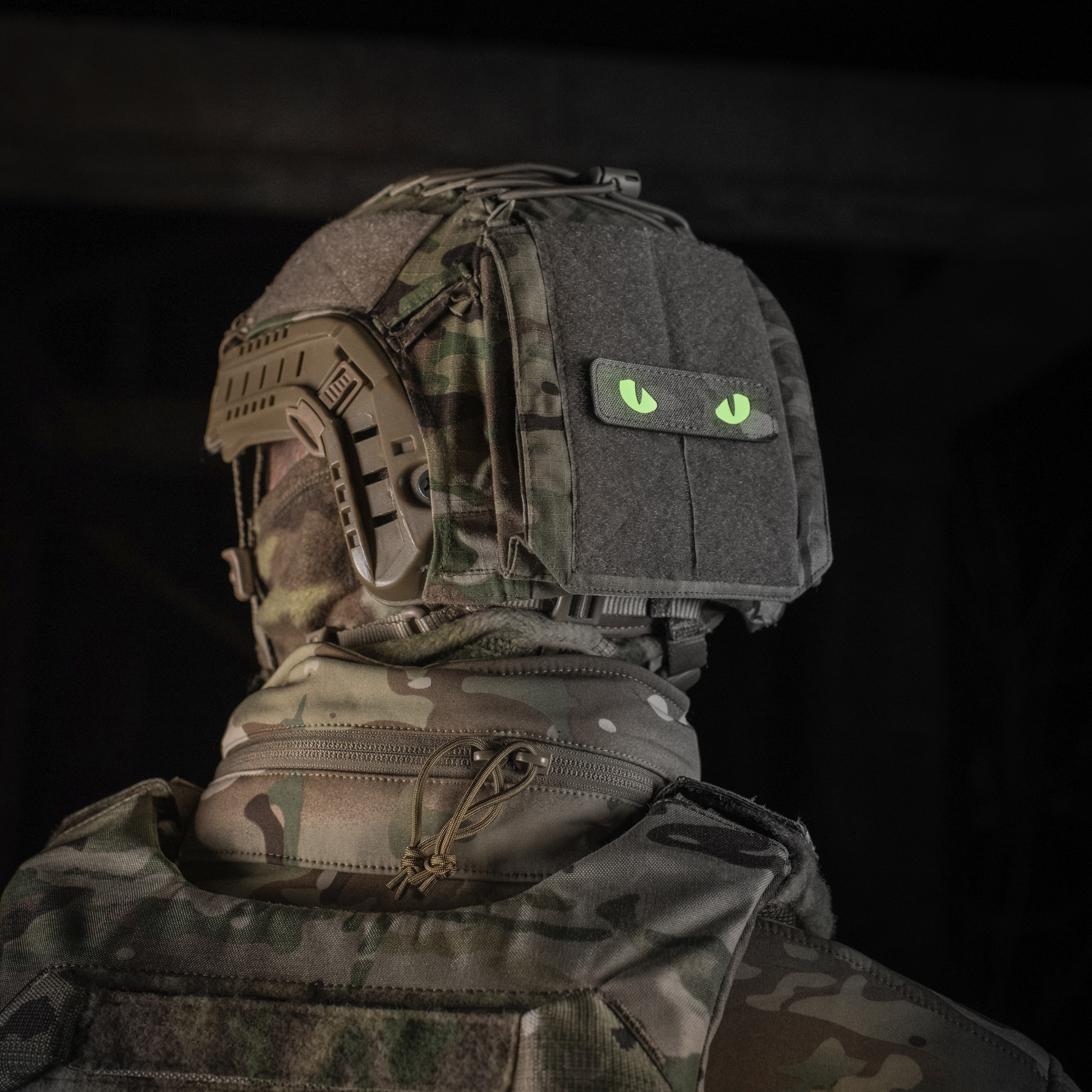 M-Tac нашивка Cat Eyes Laser Cut Multicam/GID — 11
