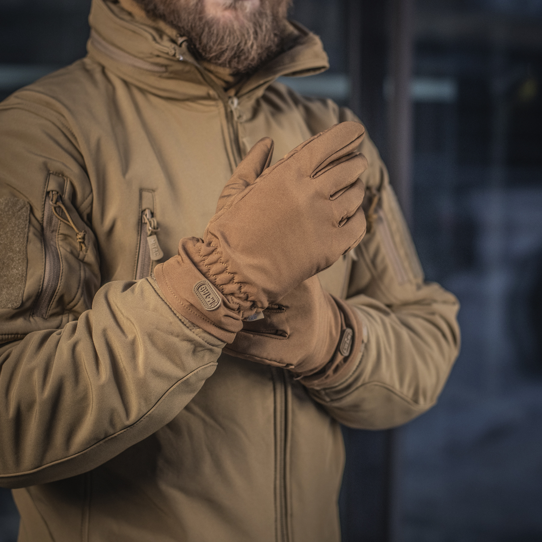 M-Tac перчатки демисезонные Soft Shell Coyote — 19