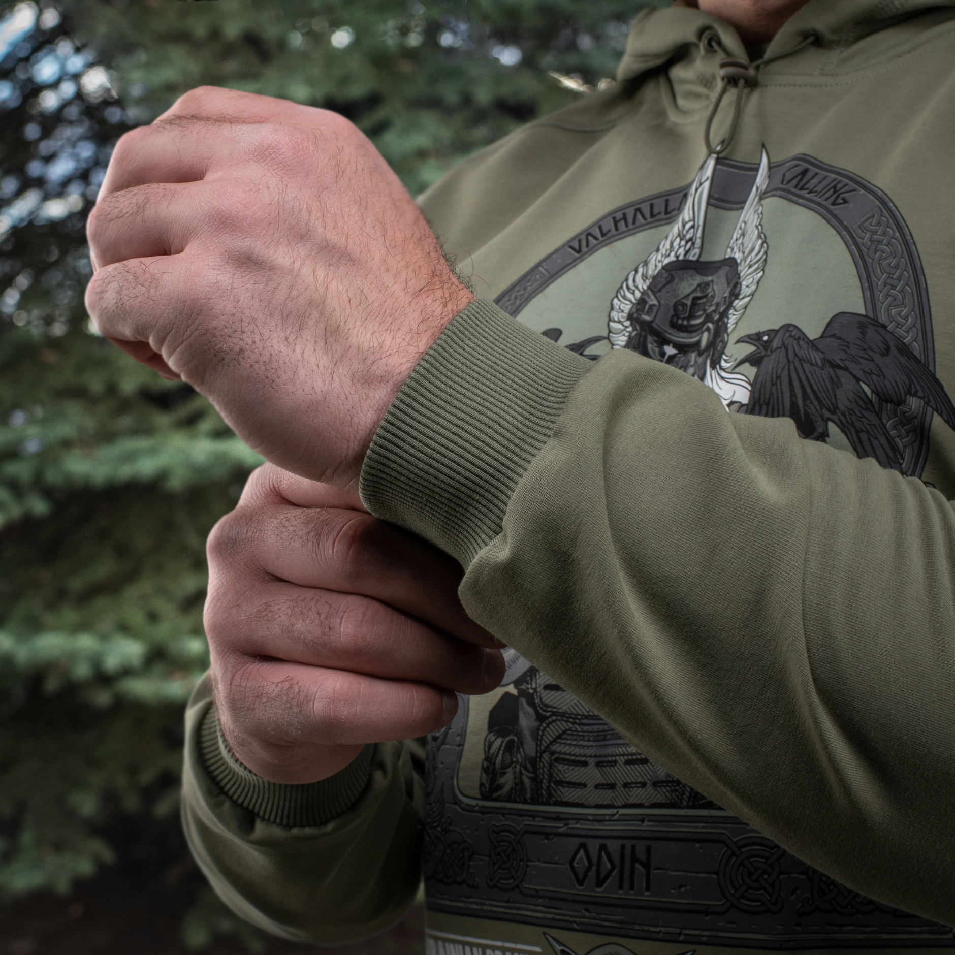 M-Tac кофта Hoodie Odin Light Olive — 21