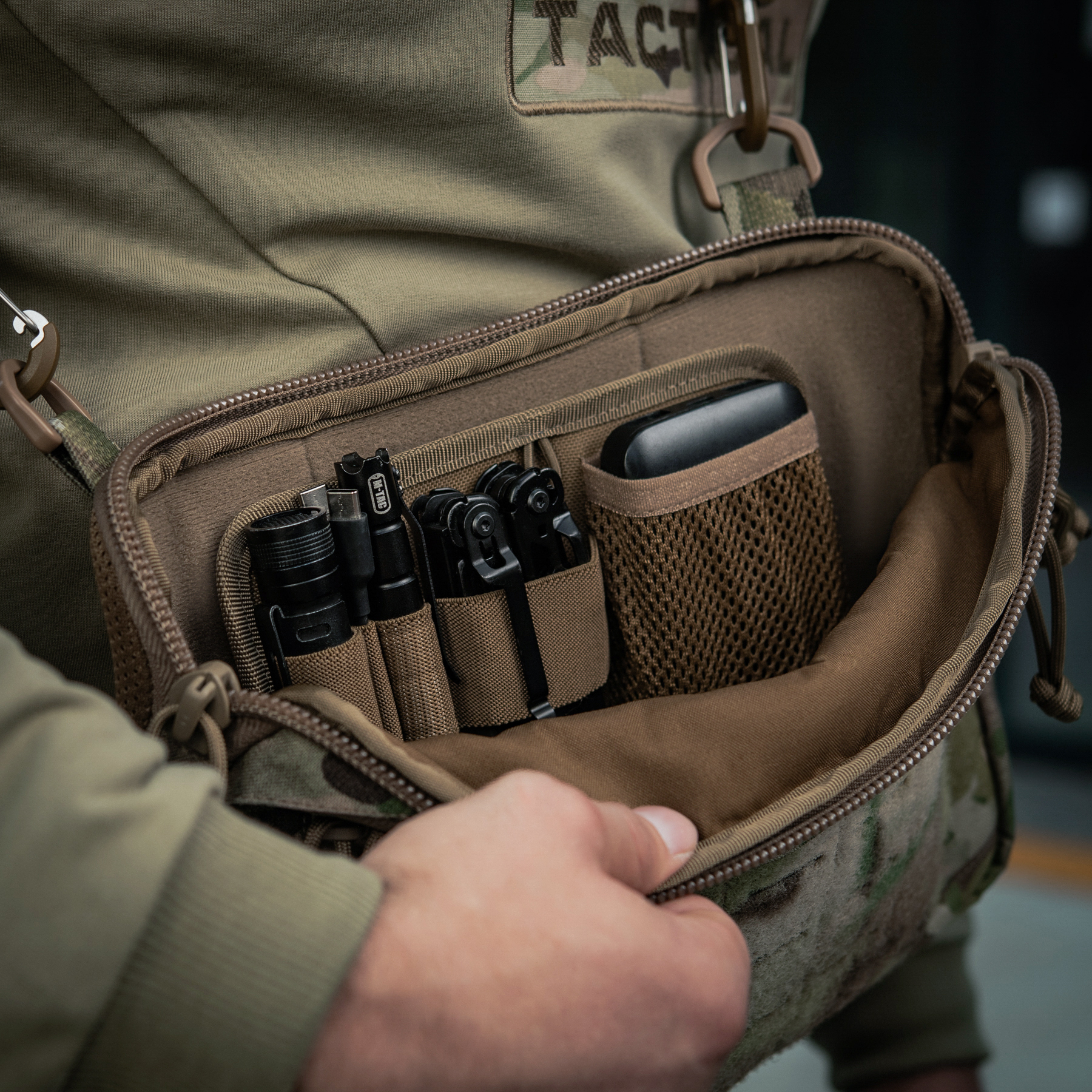 M-Tac сумка Admin Bag Medium Elite с липучкой Multicam — 29