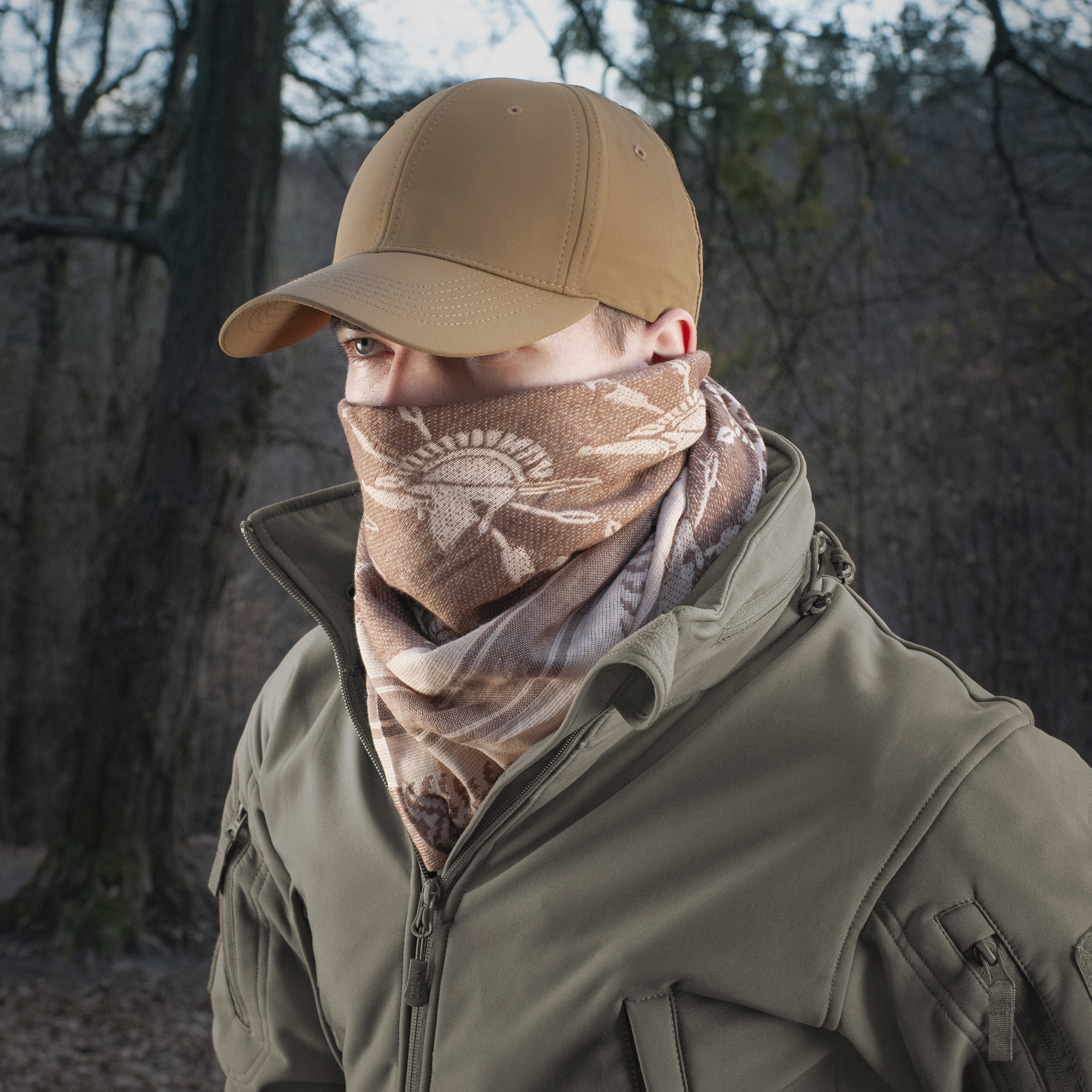 M-Tac шарф шемаг Spartan Khaki/Coyote — 6