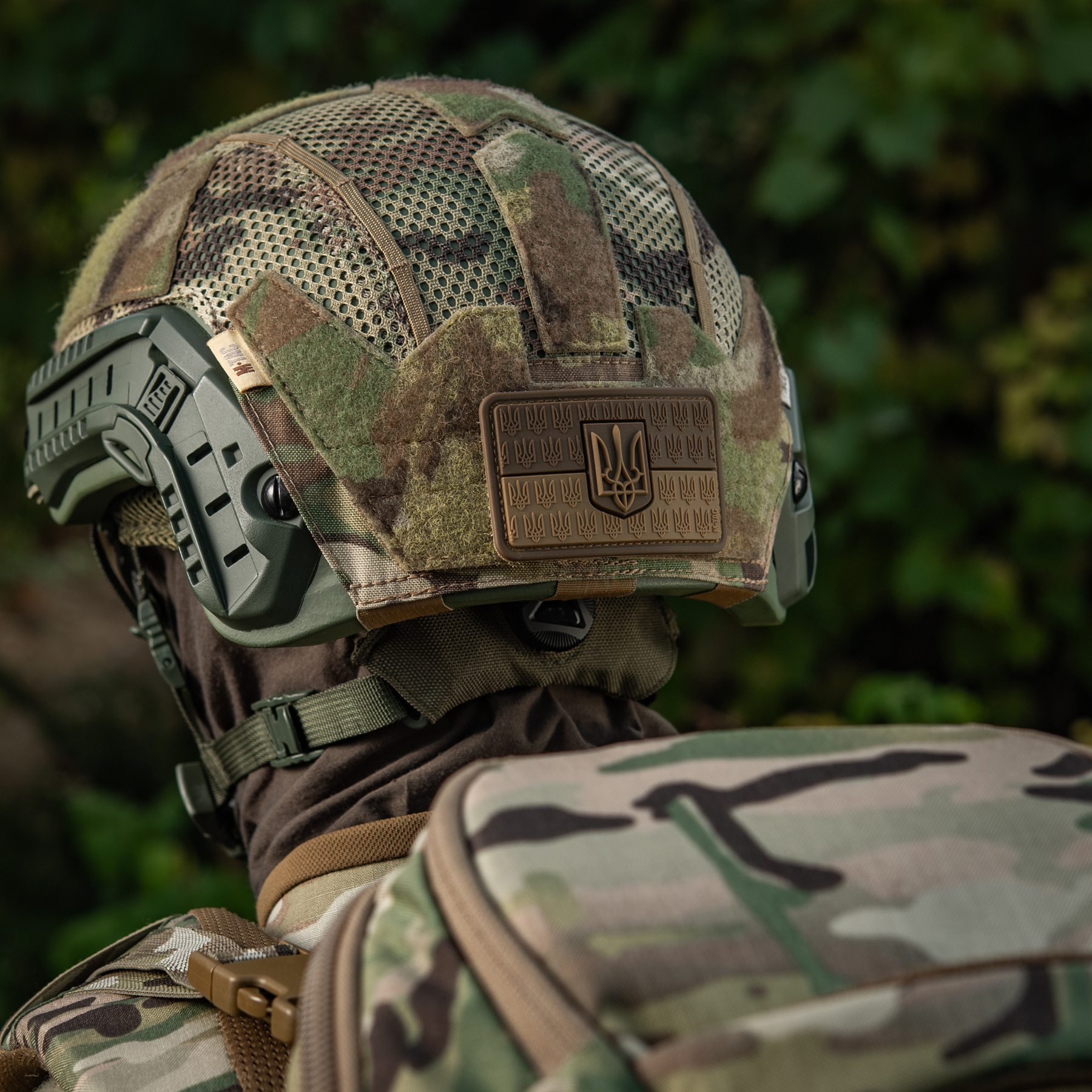 M-Tac нашивка прапор України з гербом рельєфний PVC Coyote — 11