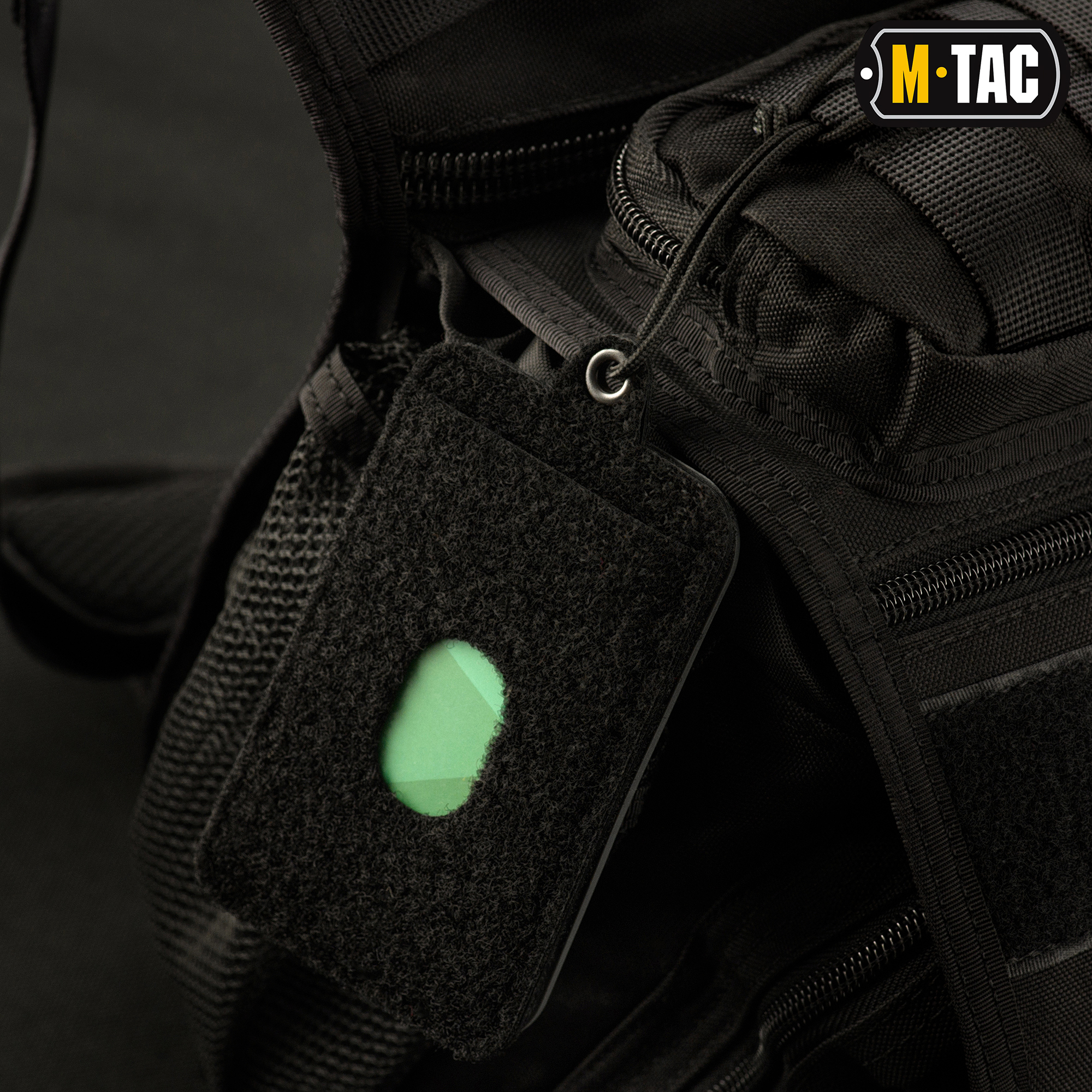 M-Tac панель для нашивок подвесная с карманом для ID-карты Black — 8