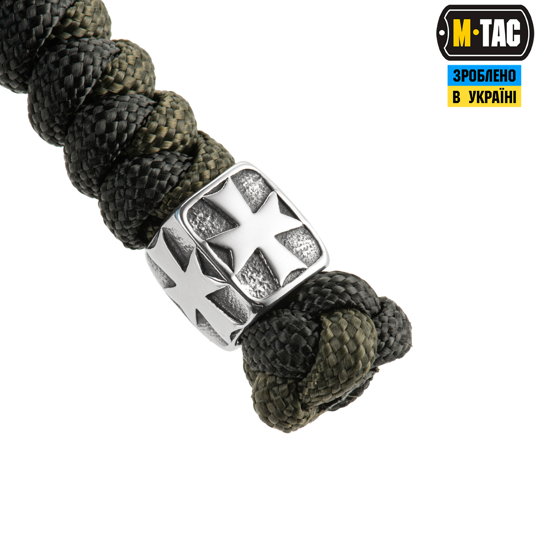 M-Tac темляк Viper Козацкий Крест Steel Black&Olive — 4