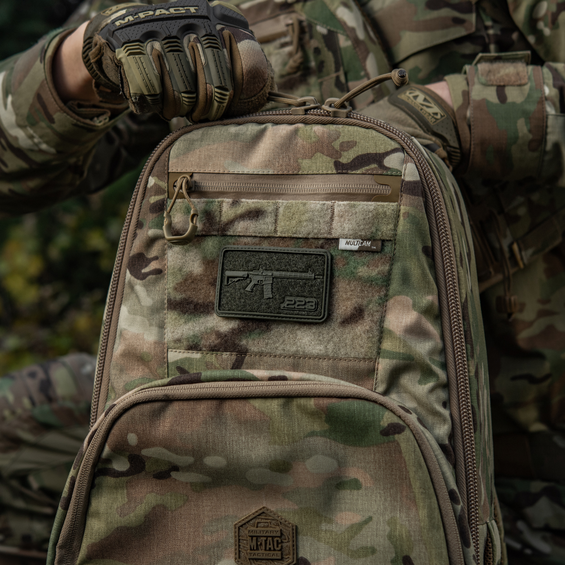 M-Tac нашивка AR-15 Velcro/PVC Ranger Green — 5