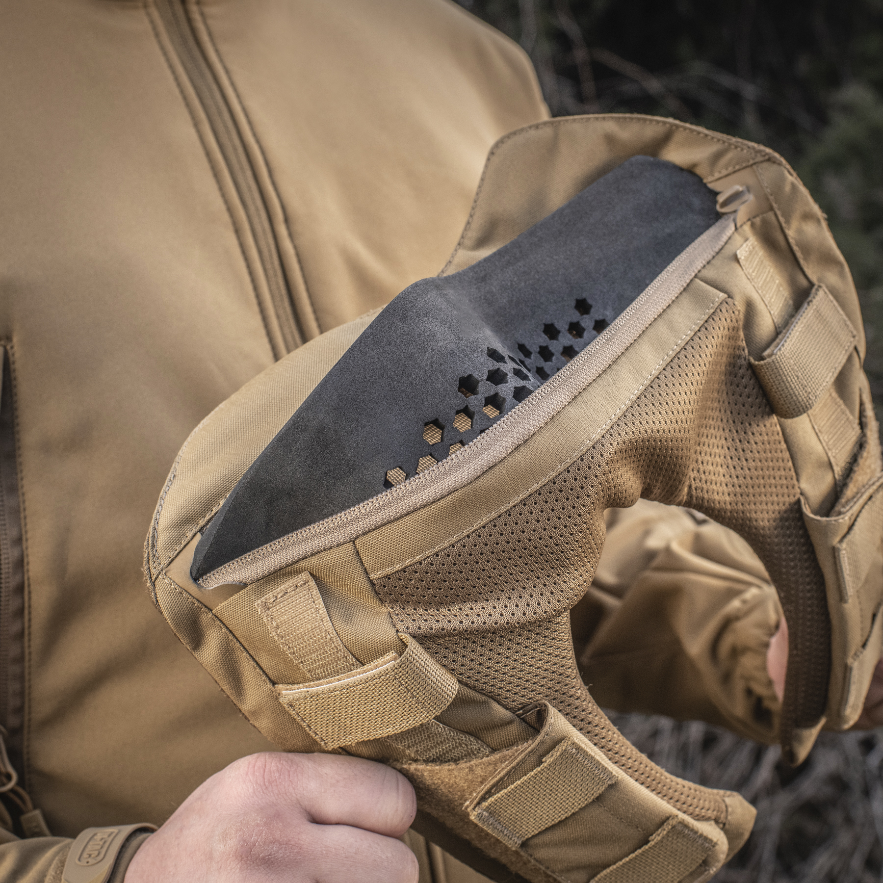 M-Tac демпфер плечевой для плитоноски Cuirass QRS Coyote — 22