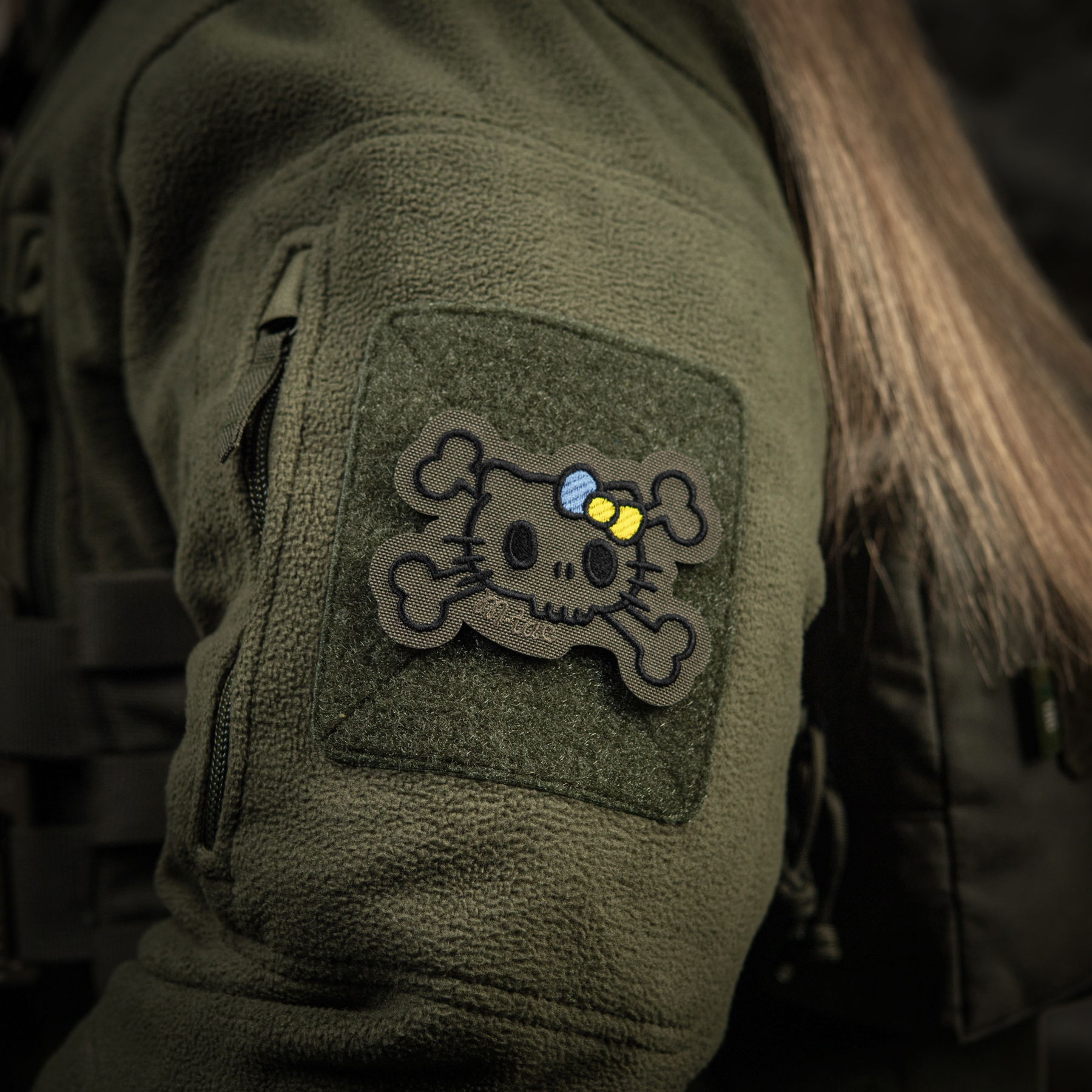 M-Tac нашивка KITTY контур (вышивка) Ranger Green — 5