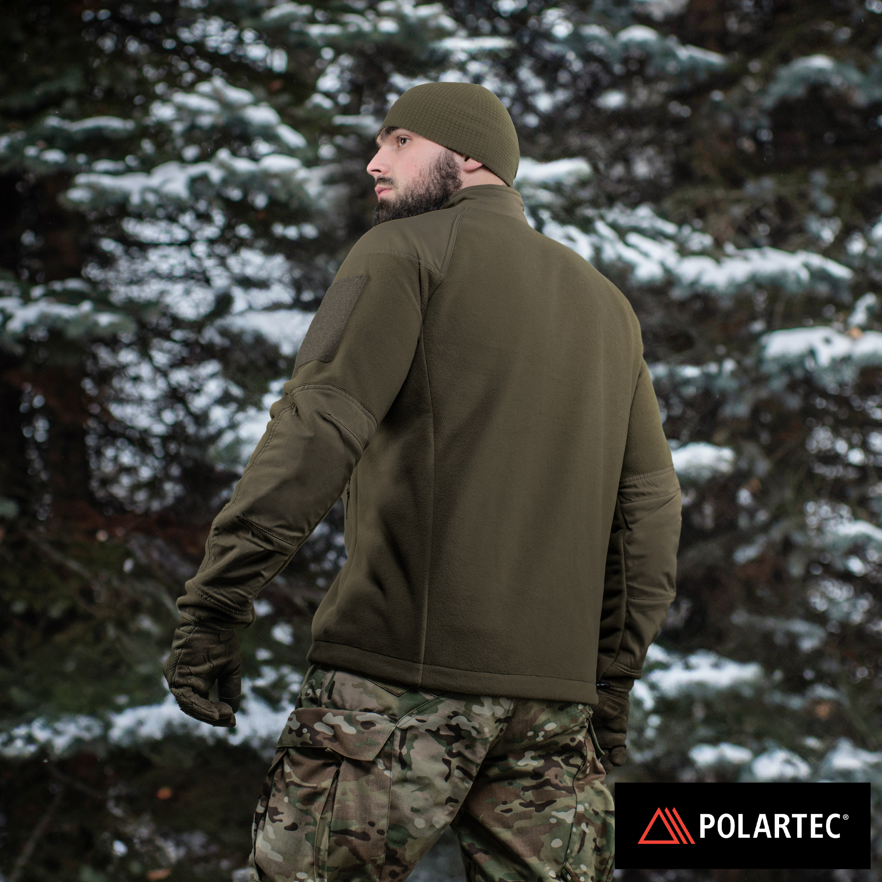 M-Tac куртка Combat Fleece Polartec Jacket Dark Olive — 10