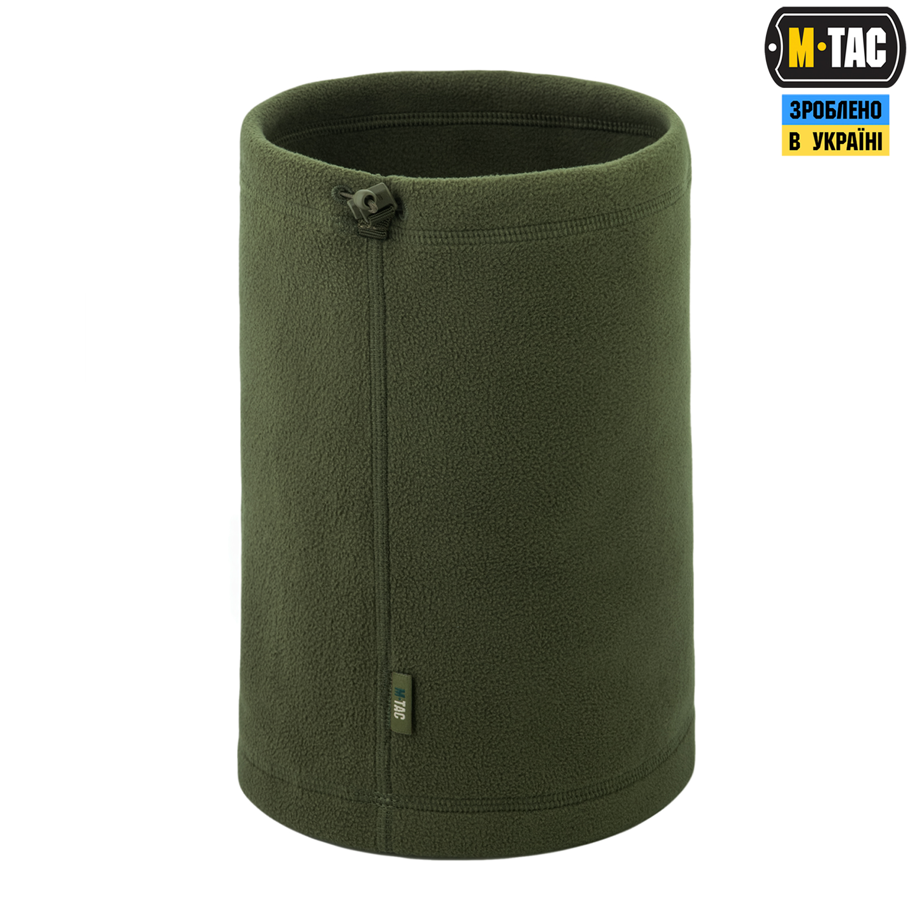 M-Tac шарф-труба Elite короткий с затяжкой флис (320г/м2) Army Olive — 4
