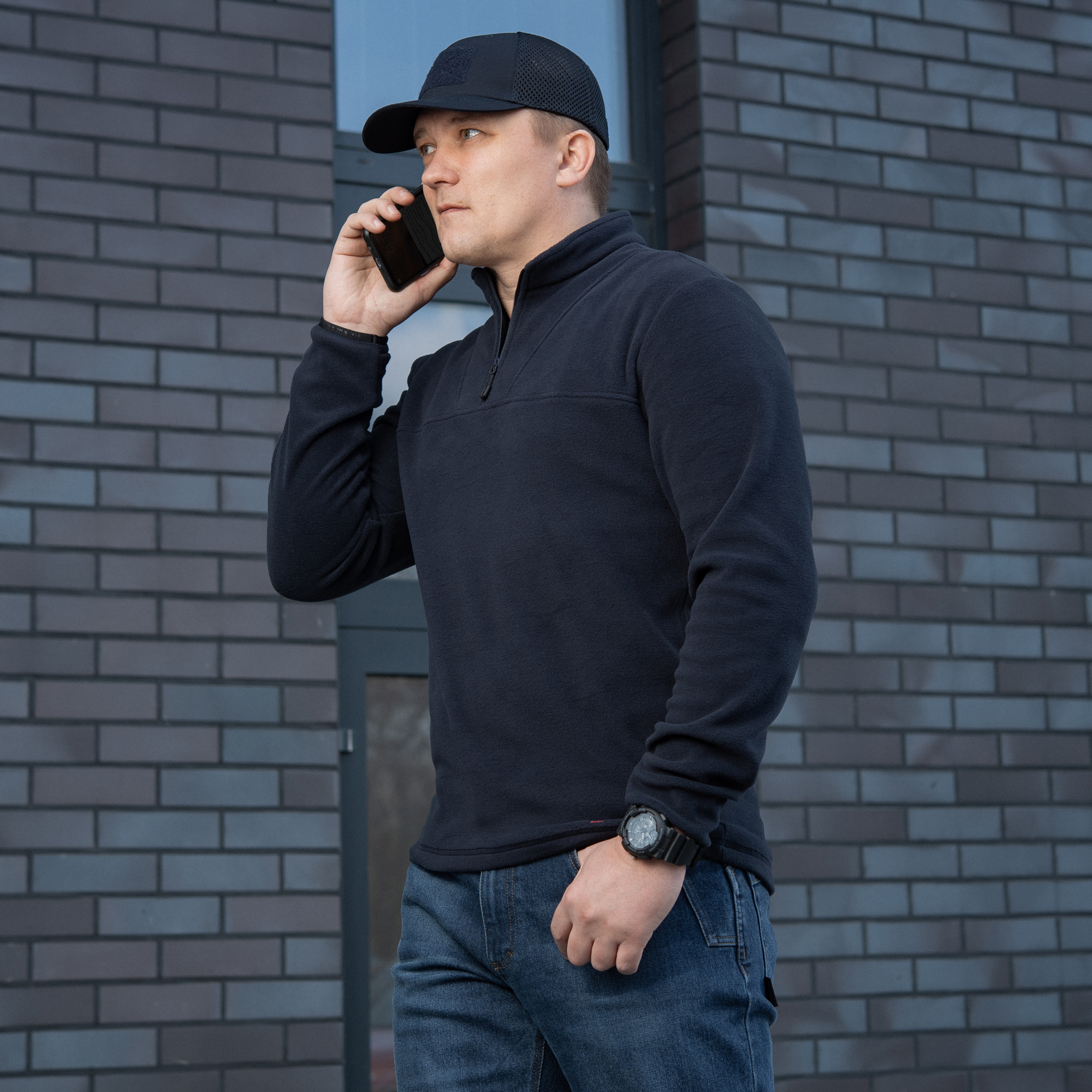 M-Tac кофта Delta Polartec Dark Navy Blue — 14
