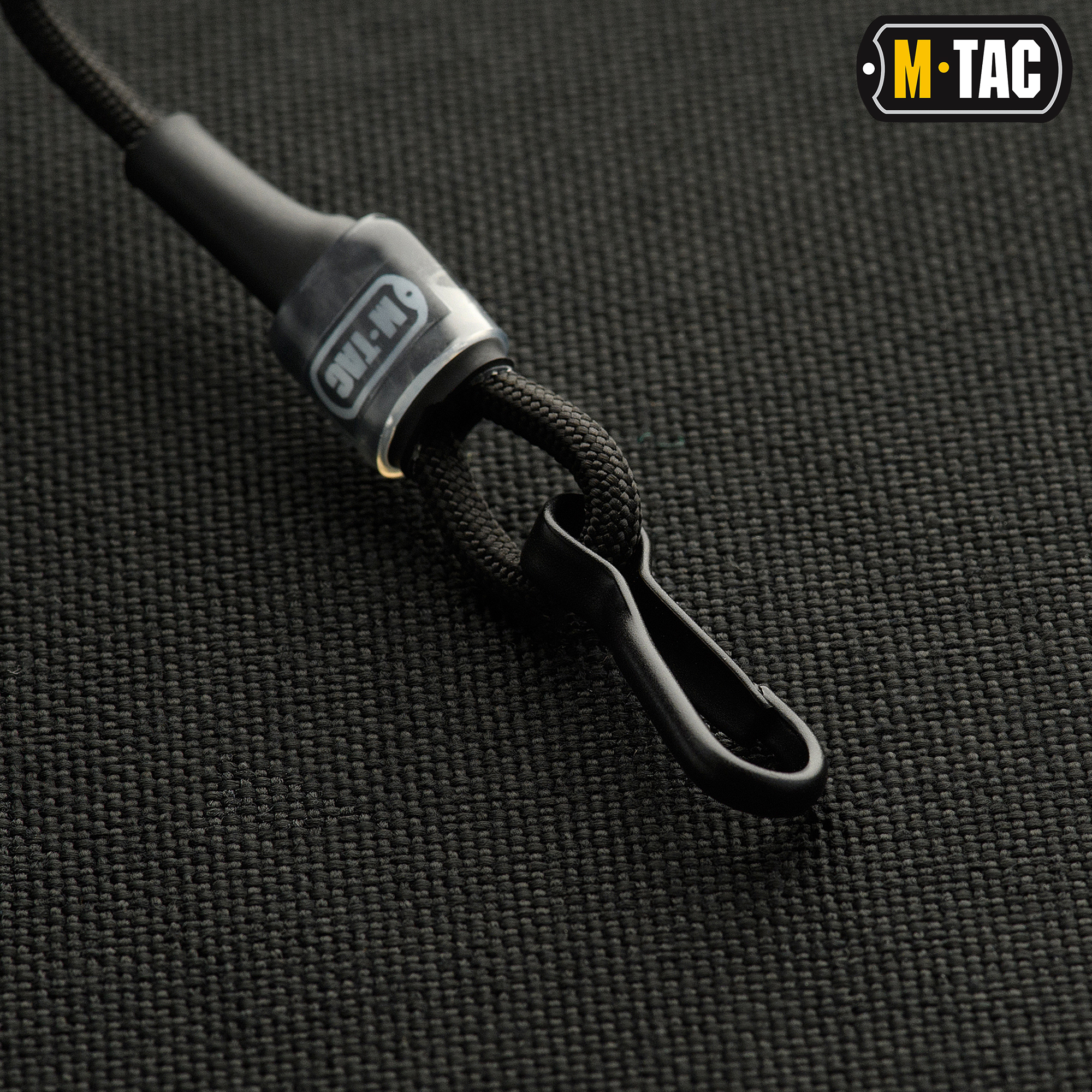 M-Tac шнур страховочный Lite под карабин черный — 4