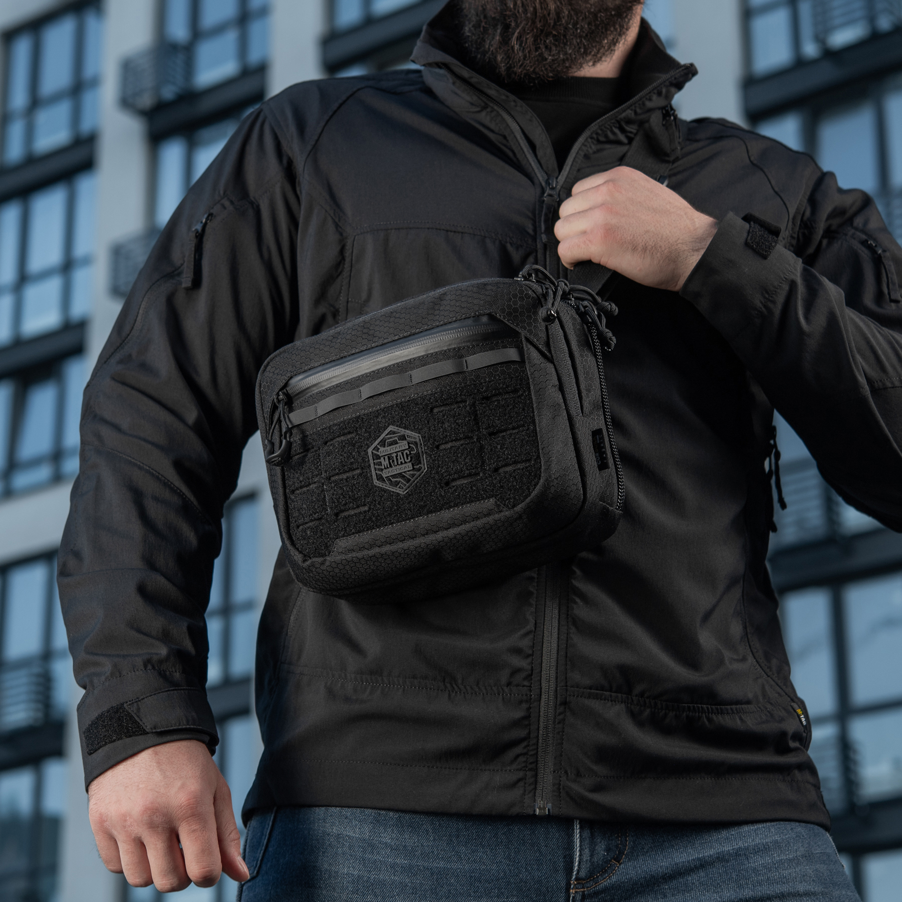M-Tac сумка EDC Bag Elite HEX Black — 15