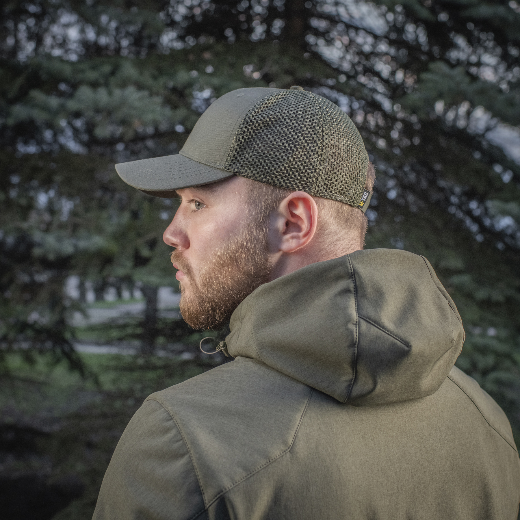 M-Tac бейсболка с сеткой Flex рип-стоп Army Olive — 13