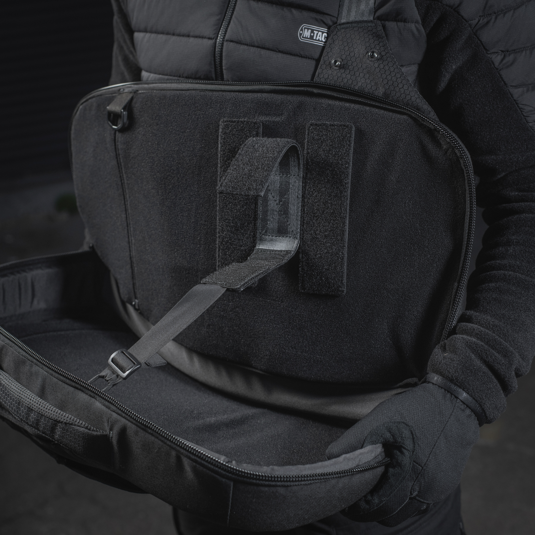 M-Tac рюкзак однолямочный Agent Elite Hex Black — 23